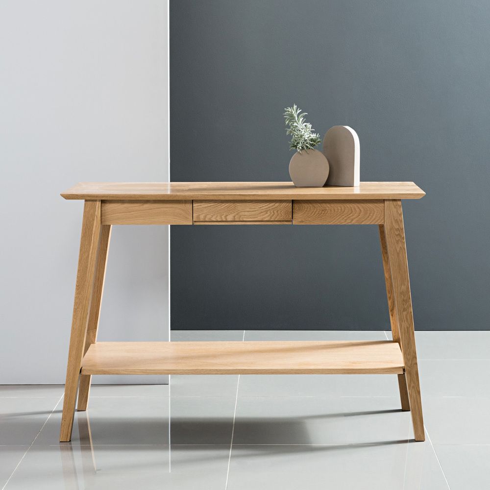 Jolanda Console Table - Solid Oak
