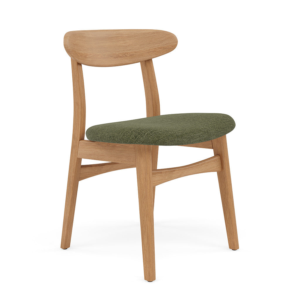 Astrid Dining Chair - Solid Oak - Fabric Seat
