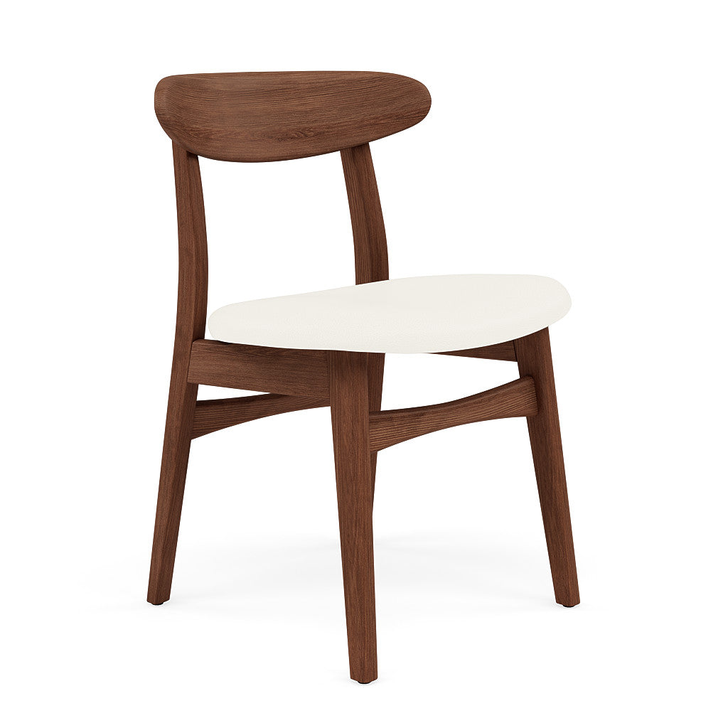 Magnus Dining Chair - Solid Walnut - Leather Seat