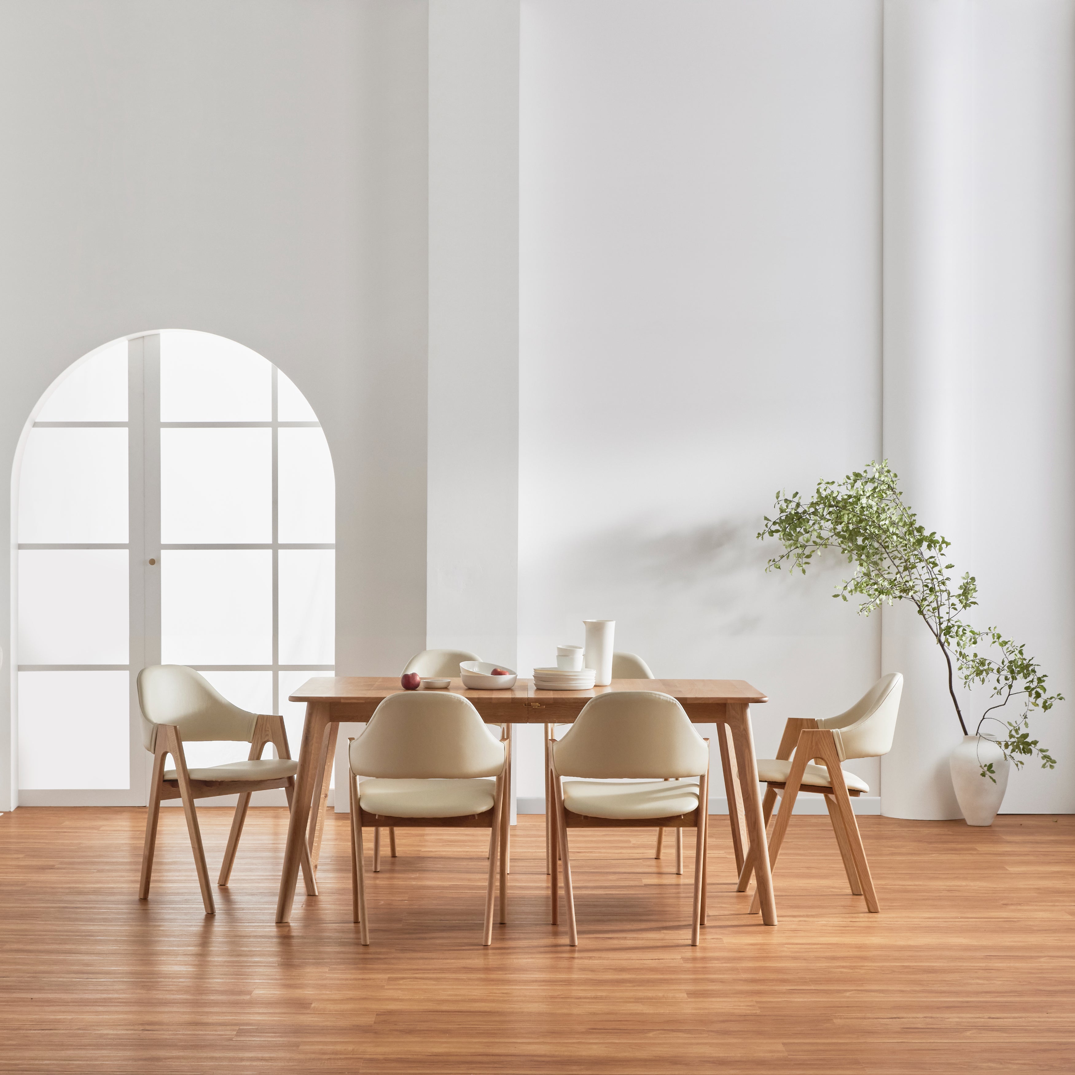 Magnus Extension (New) Dining Table - Solid Oak