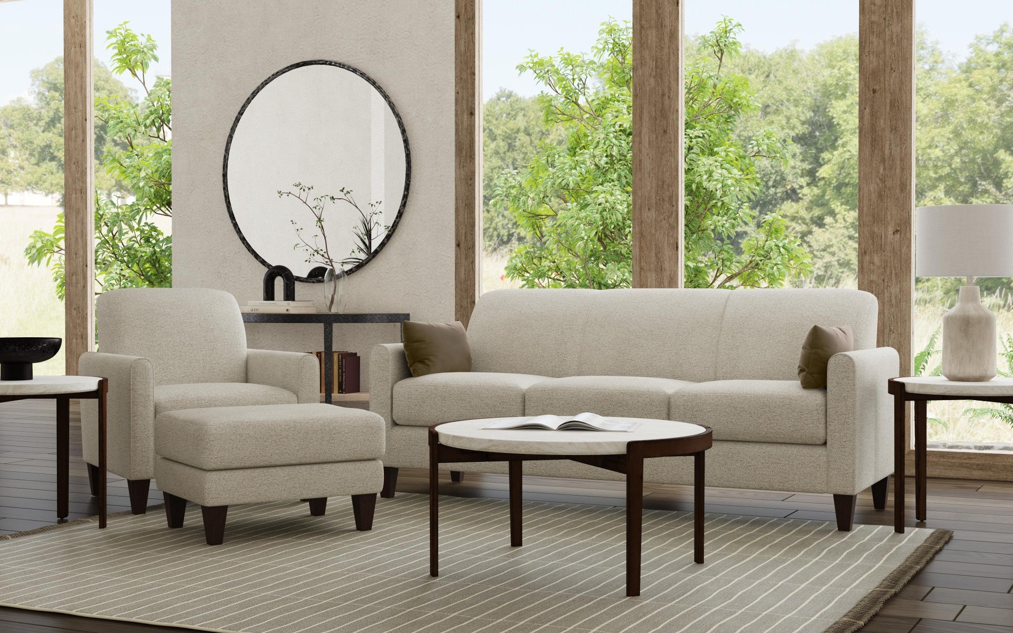 Bond Fabric Loveseat 14 Bond Fabric Loveseat