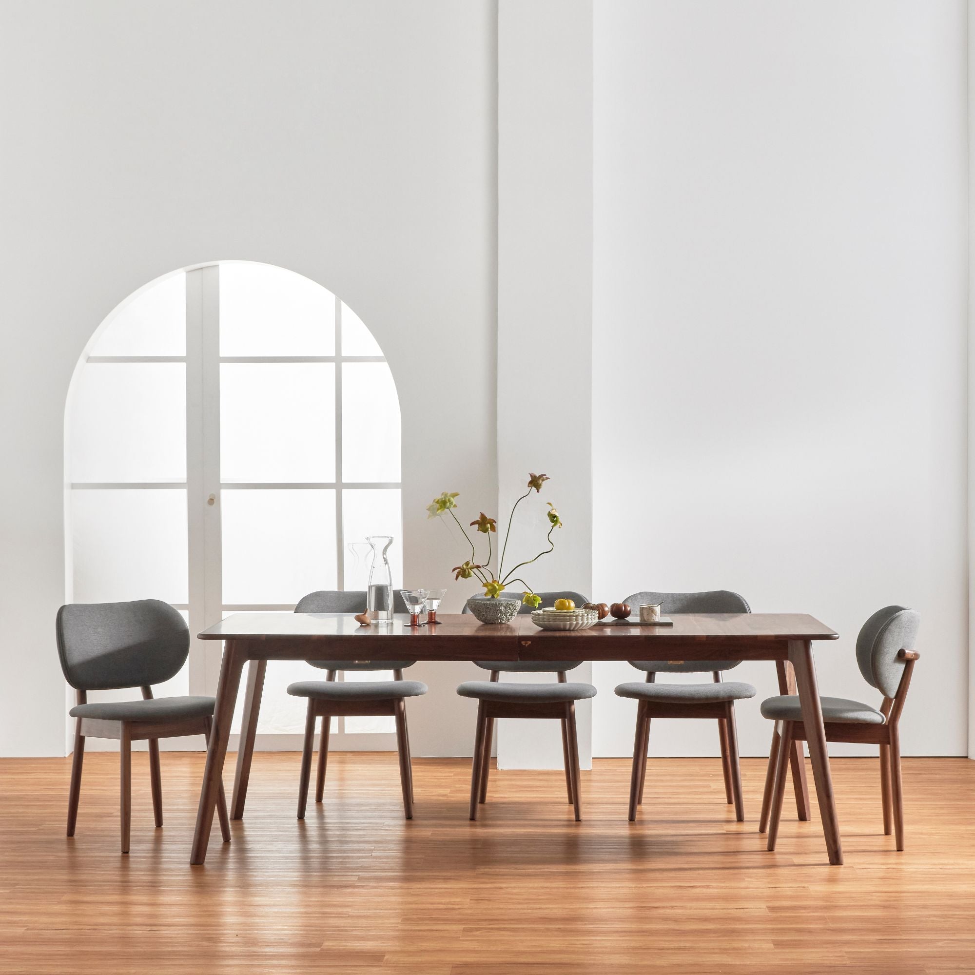 Magnus Extension Dining Table - Solid Walnut