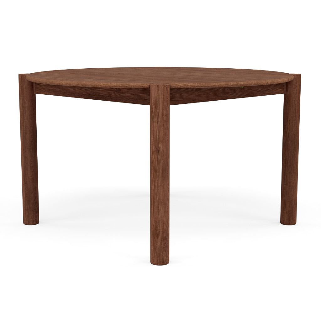 Olivia Round Extension Dining Table - Solid Walnut - 130cm-170cm 4 Olivia Round Extension Dining Table - Solid Walnut - 130cm-170cm