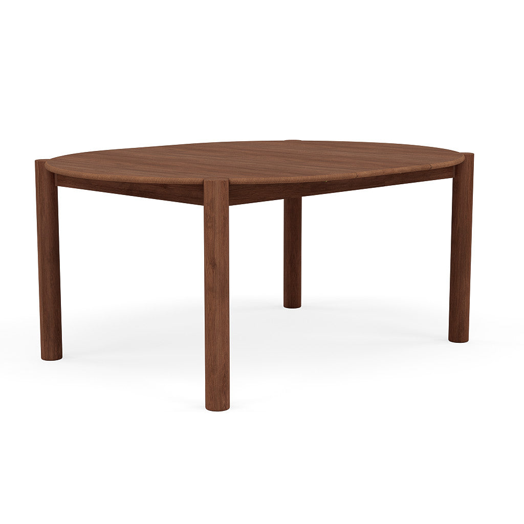 Olivia Round Extension Dining Table - Solid Walnut - 130cm-170cm 5 Olivia Round Extension Dining Table - Solid Walnut - 130cm-170cm