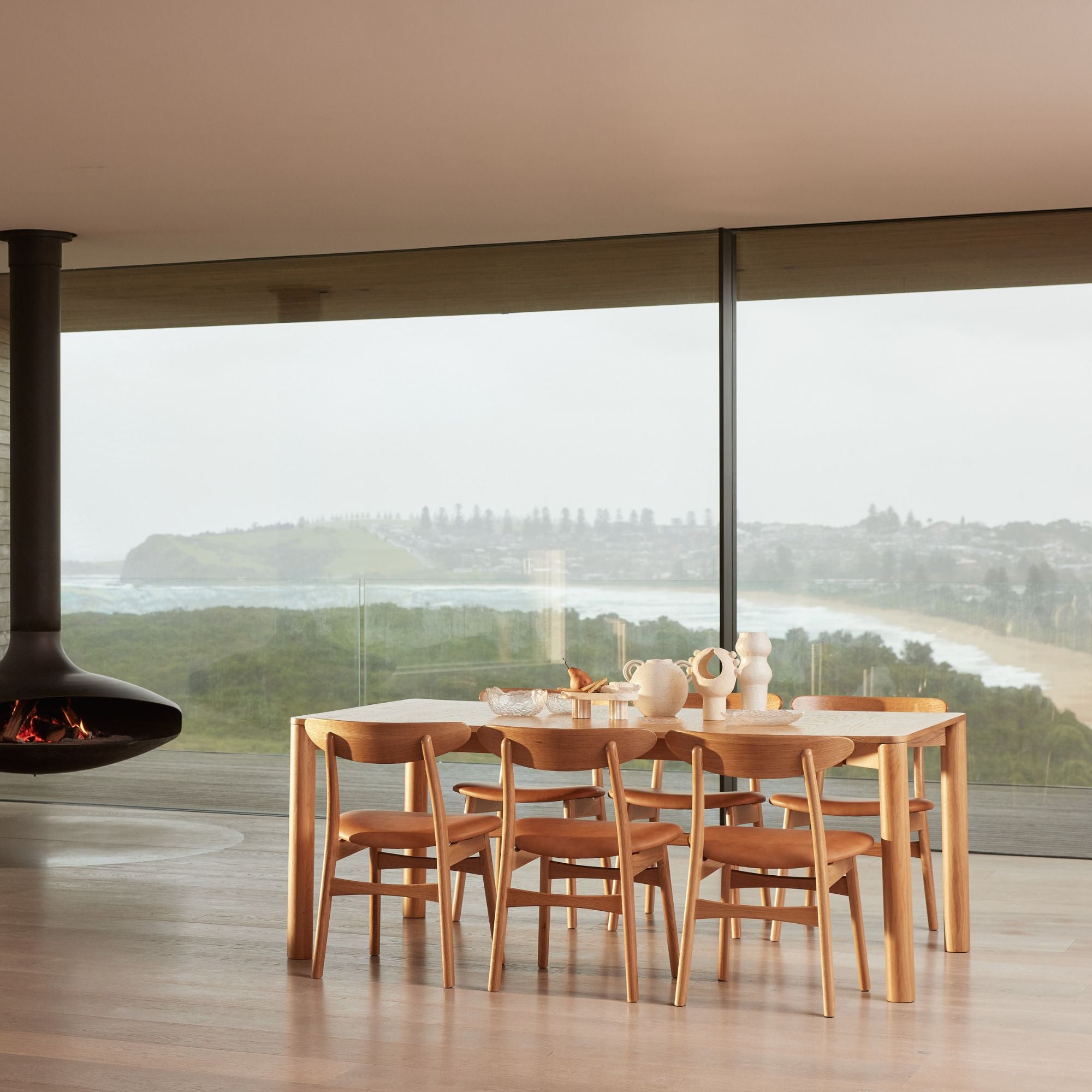 Olivia Extension Dining Table - Solid Oak