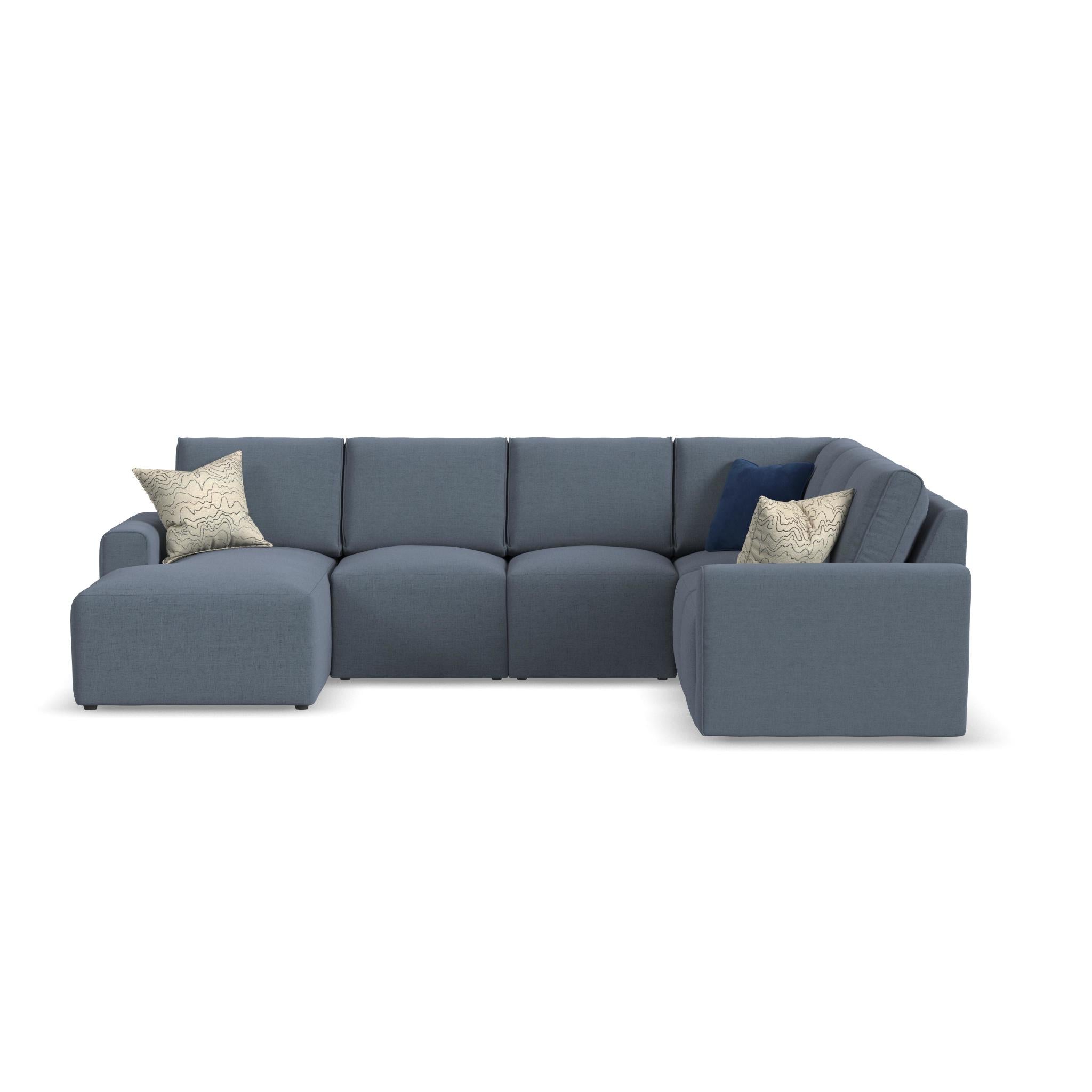 Dawson Fabric Sectional 4 Dawson Fabric Sectional