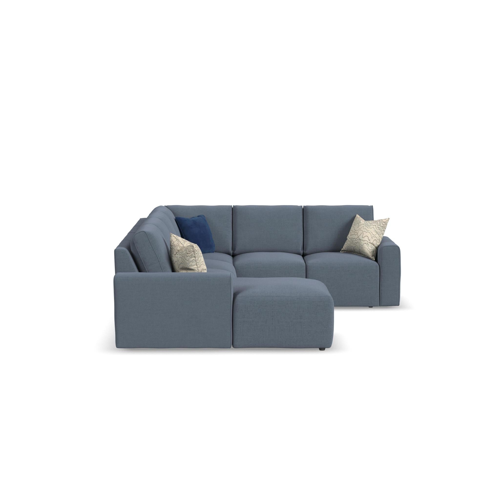 Dawson Fabric Sectional 5 Dawson Fabric Sectional