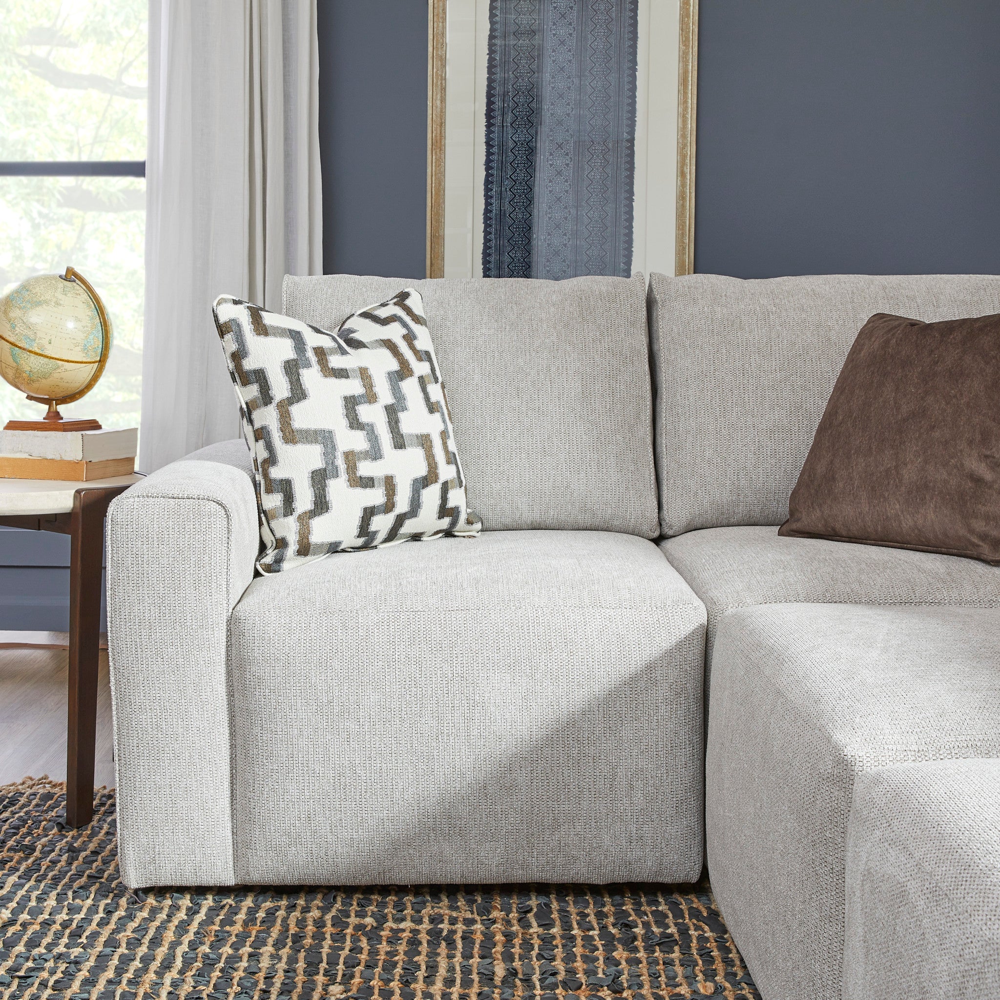 Dawson Fabric Sectional 7 Dawson Fabric Sectional