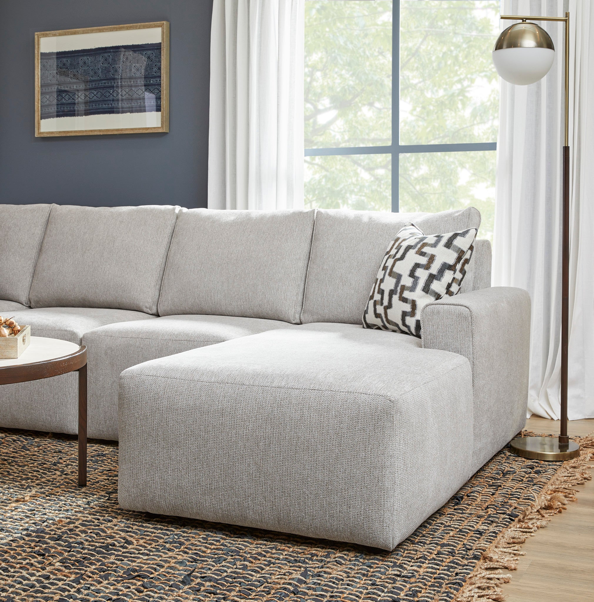 Dawson Fabric Sectional 8 Dawson Fabric Sectional