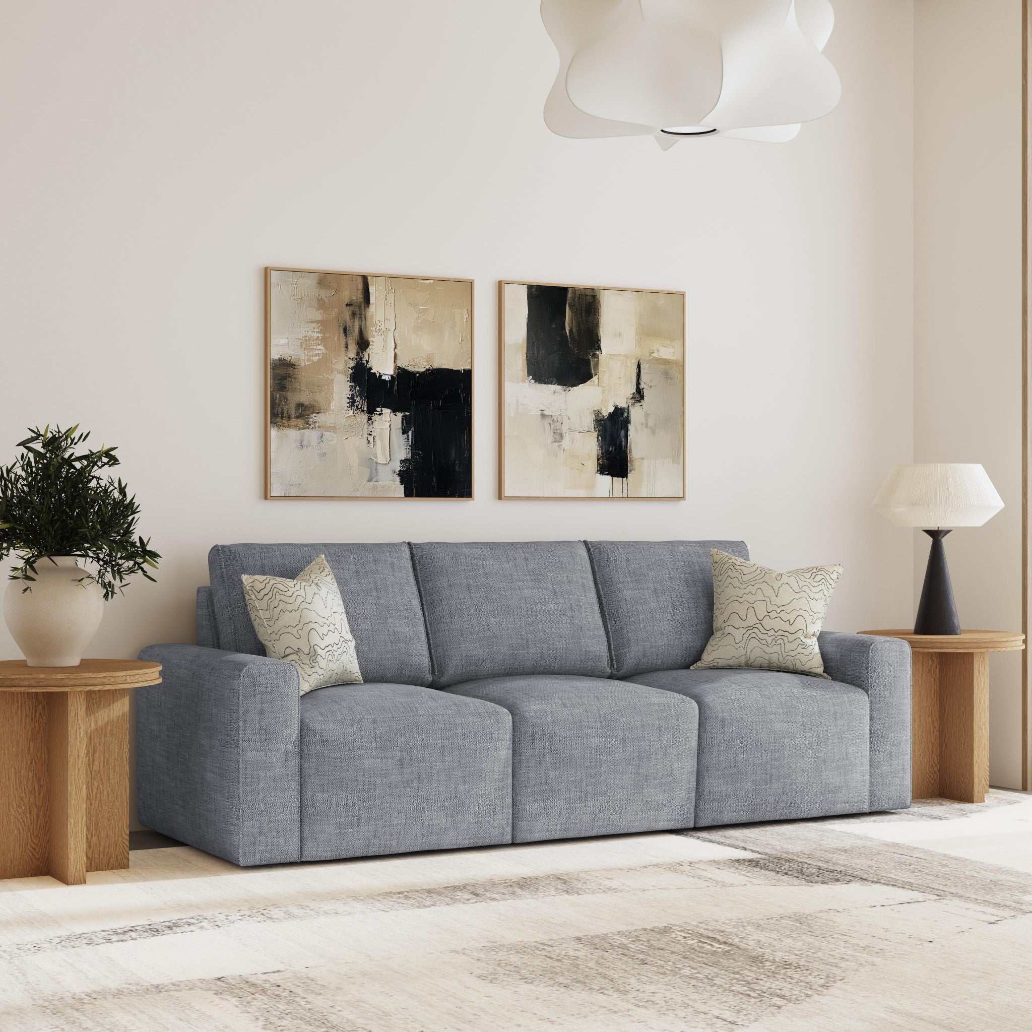 Dawson Fabric Sofa 3 Dawson Fabric Sofa