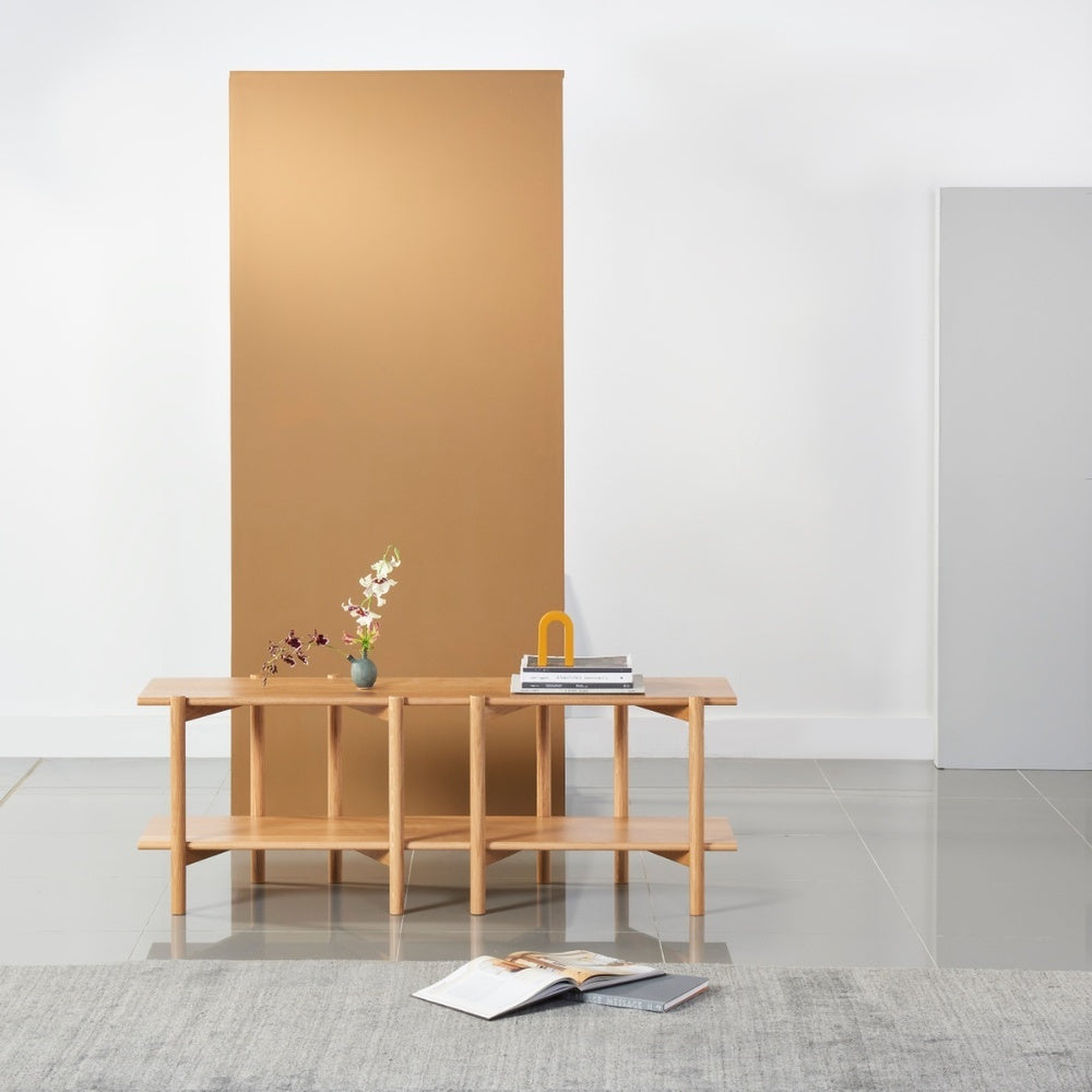 Olivia Modular Shelf - Double Width - Solid Oak 4 Olivia Modular Shelf - Double Width - Solid Oak