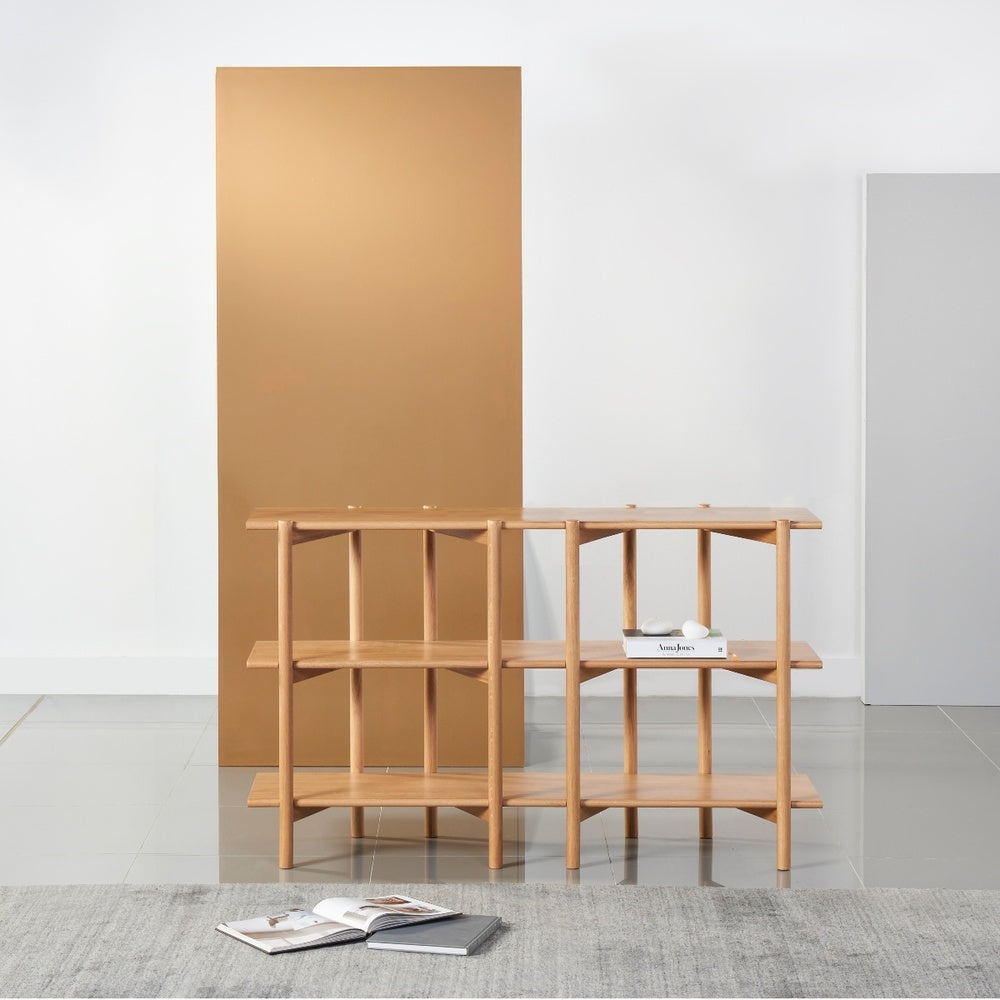 Olivia Modular Shelf - Double Width - Solid Oak 5 Olivia Modular Shelf - Double Width - Solid Oak