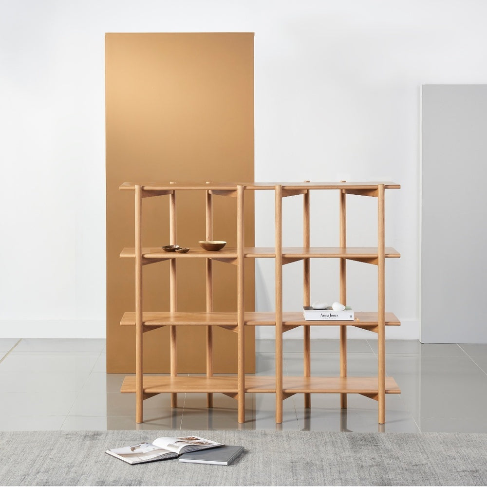 Olivia Modular Shelf - Double Width - Solid Oak 6 Olivia Modular Shelf - Double Width - Solid Oak