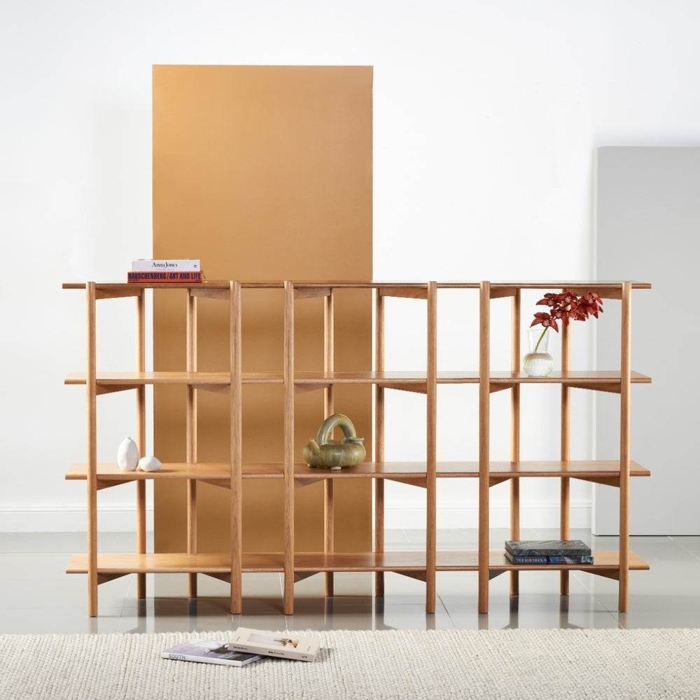 Olivia Modular Shelf - Triple Width - Solid Oak