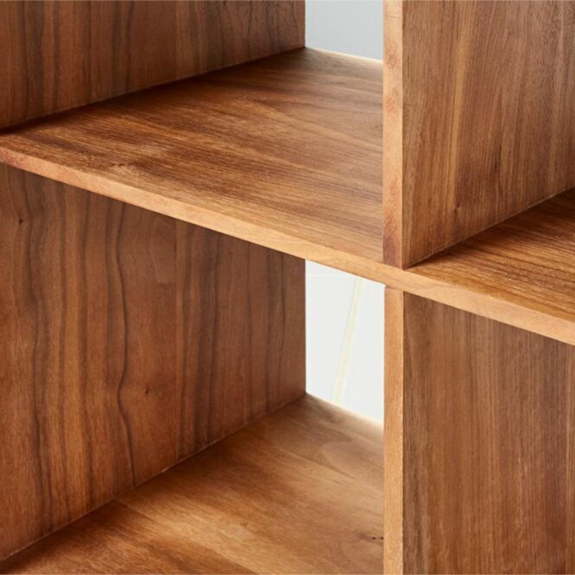 Jonas Display Shelf - Walnut - Four Wide 3 Jonas Display Shelf - Walnut - Four Wide