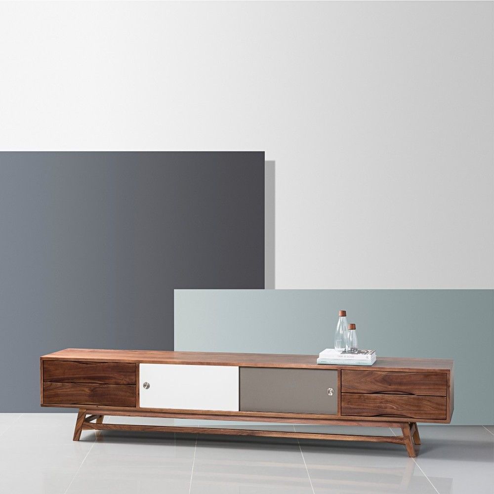 Svend Entertainment Unit - Solid Walnut - Reversible Doors 3 Svend Entertainment Unit - Solid Walnut - Reversible Doors