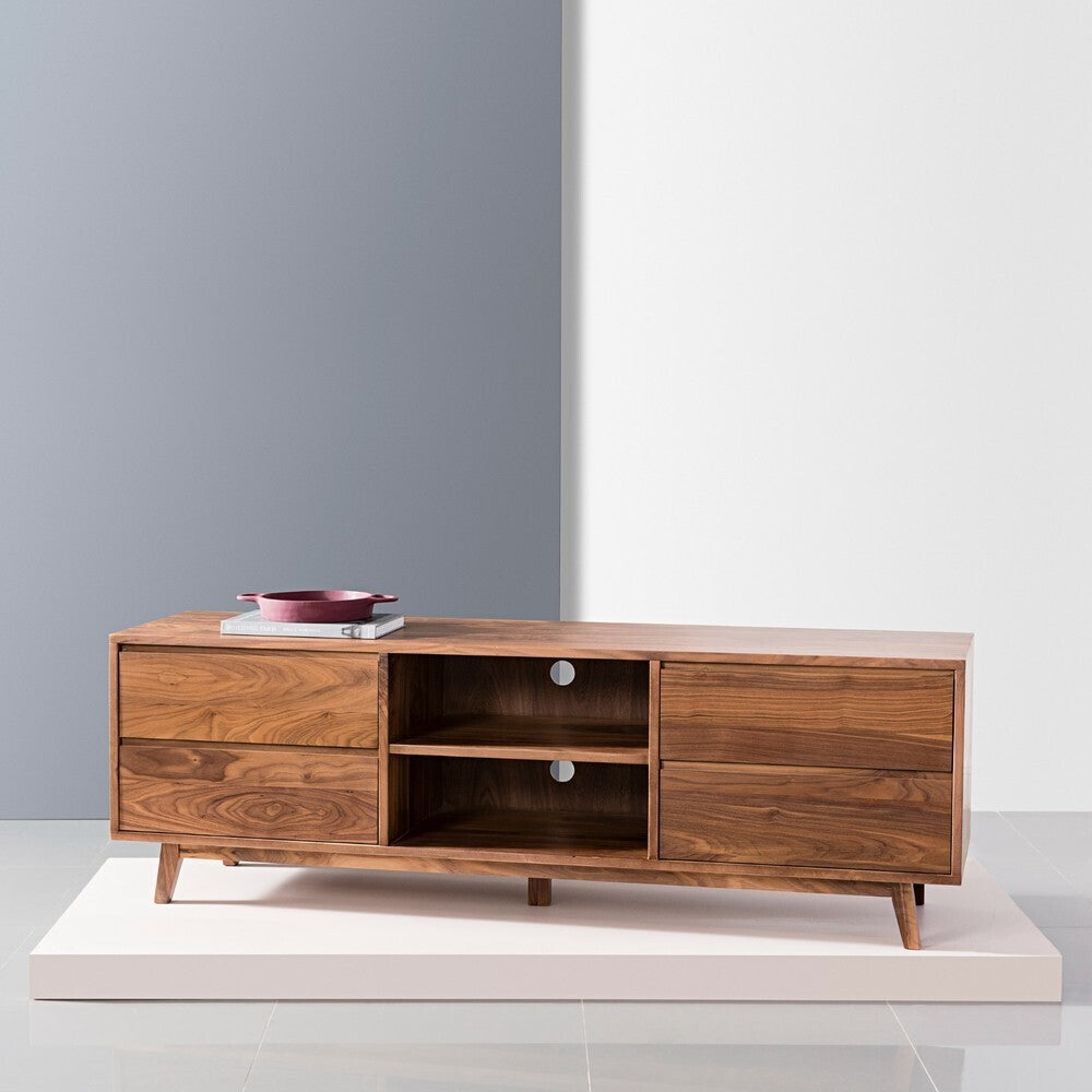 Bastian Entertainment Unit - Solid Walnut
