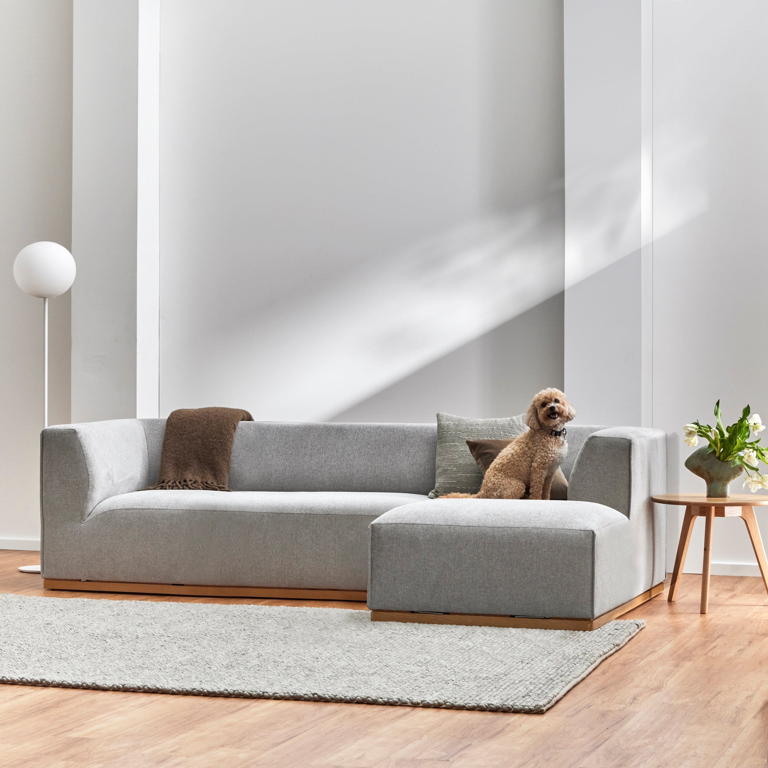 Walter Modular Sofa 3 Seat Right-Hand Chaise