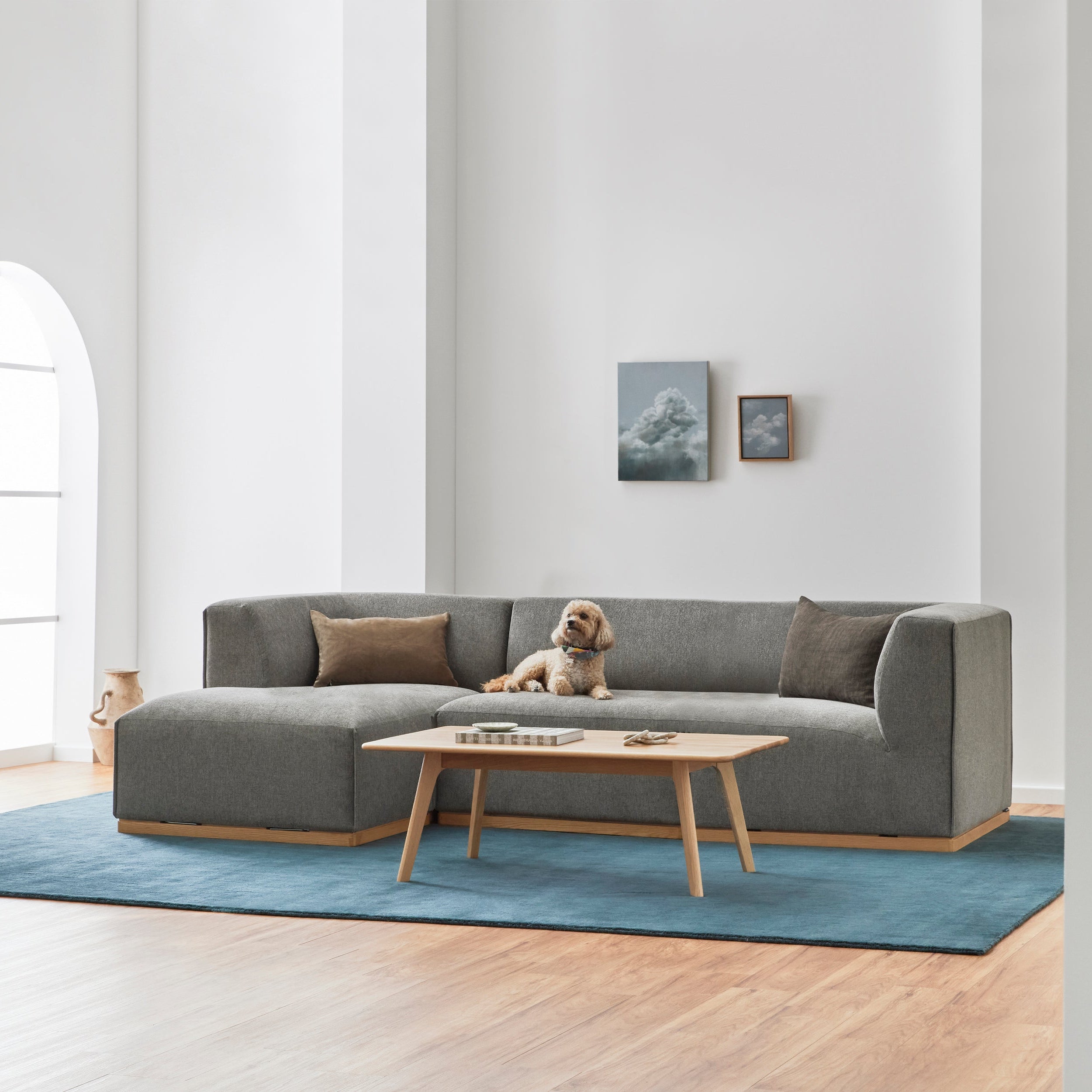 Walter Modular Sofa 3 Seat Left-Hand Chaise