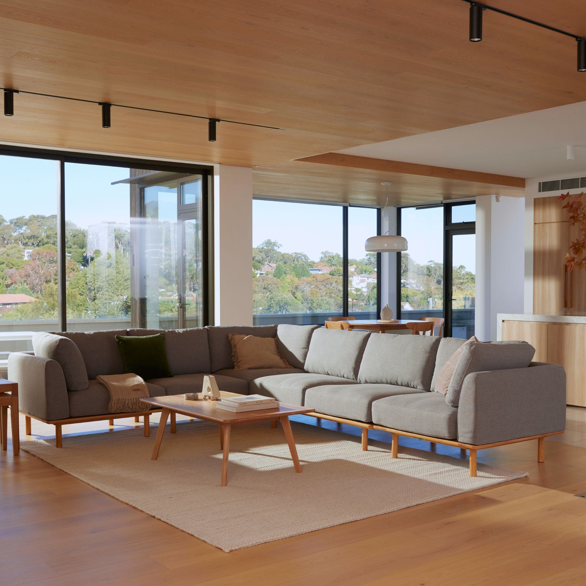 Anika Modular Sofa 6 Seater Corner w / Arms