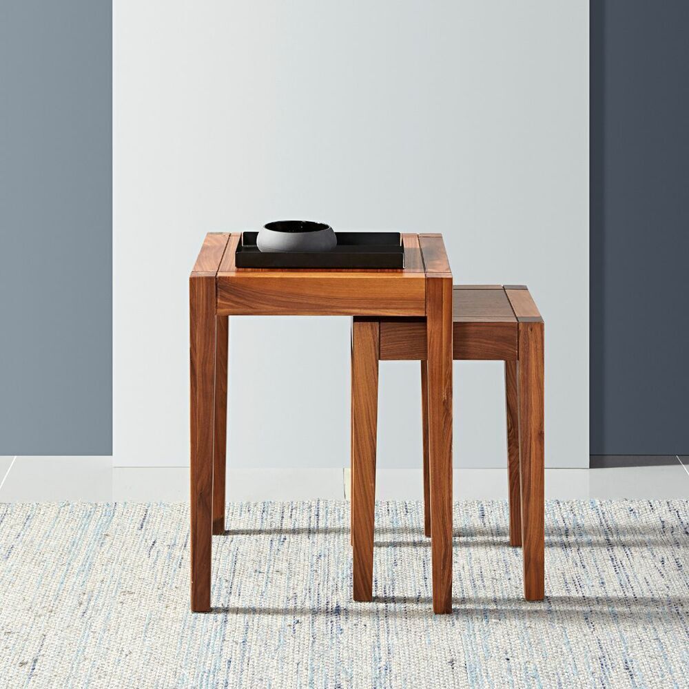 Frida Nesting Tables - Solid Walnut
