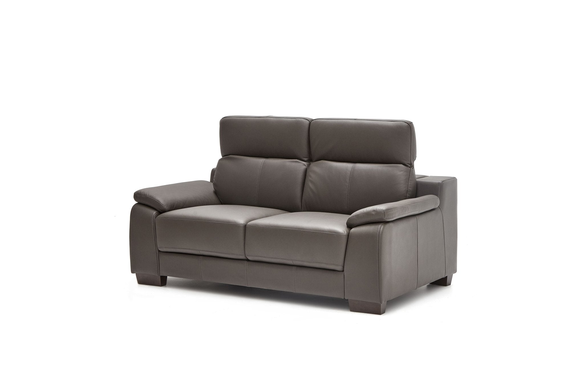 Natal 2-Seater Leather Sofa - Dark Brown 3 Natal 2-Seater Leather Sofa - Dark Brown