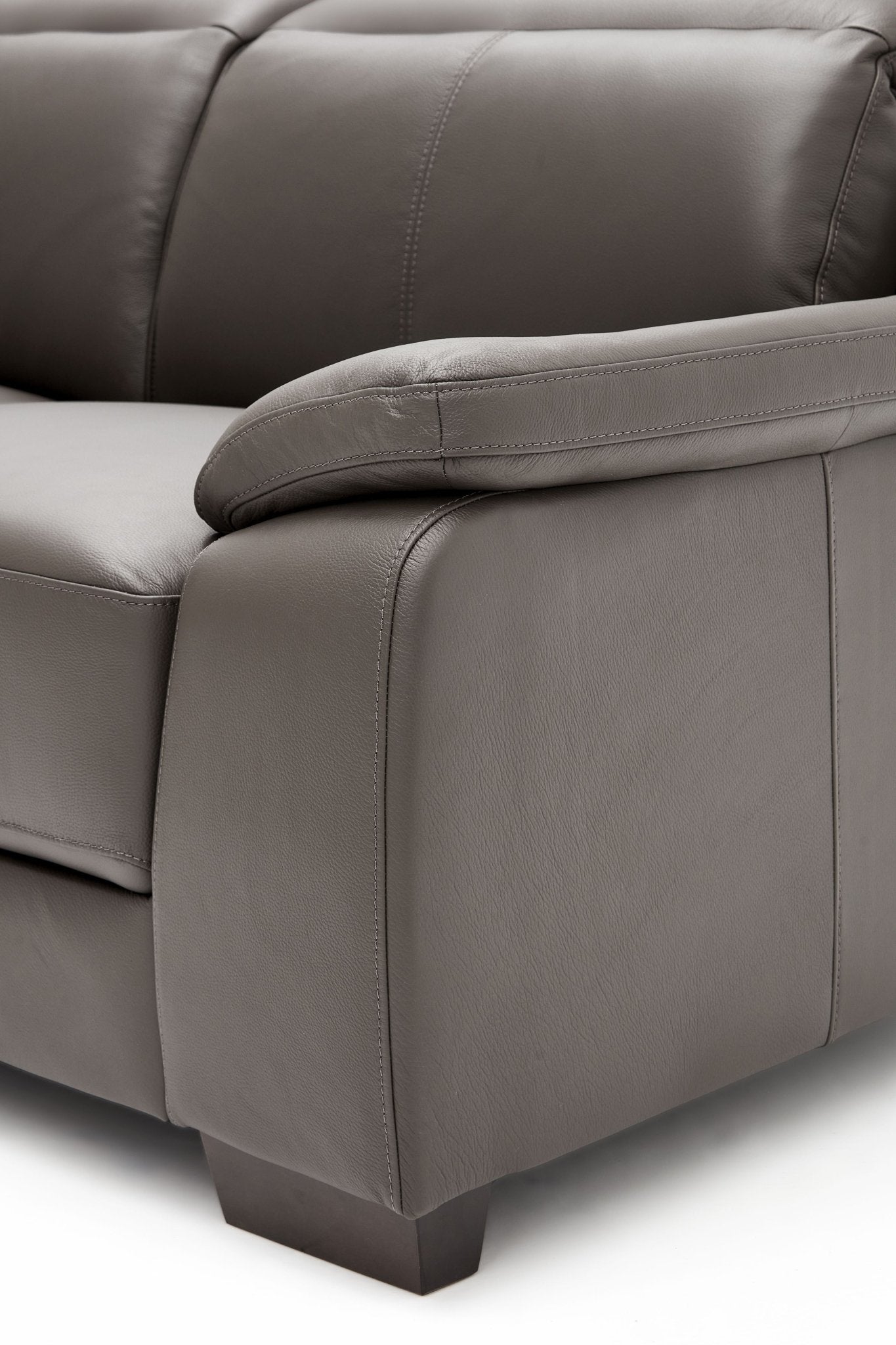 Natal 2-Seater Leather Sofa - Dark Brown 5 Natal 2-Seater Leather Sofa - Dark Brown