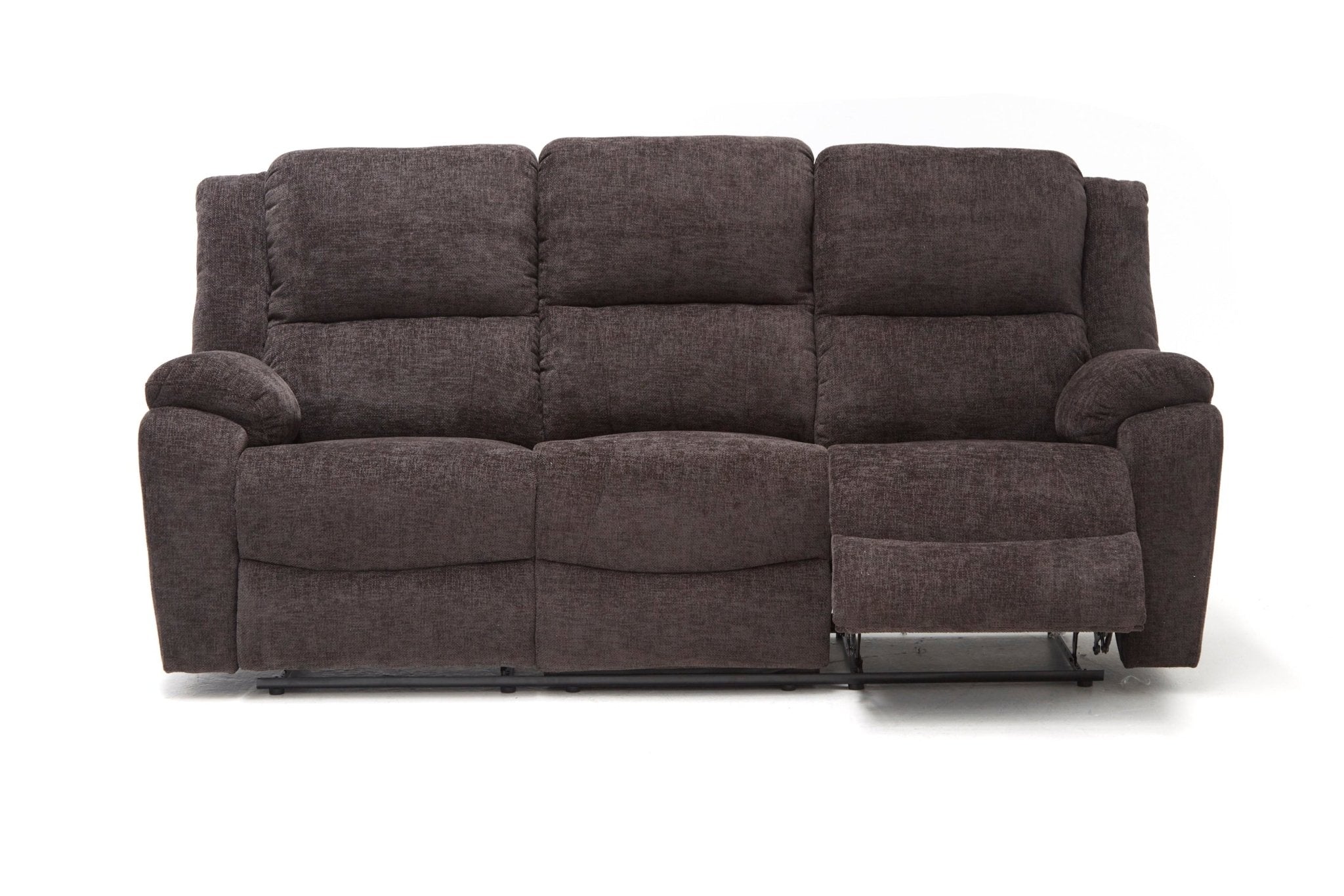 Malmo 3-Seater Fabric Recliner Sofa