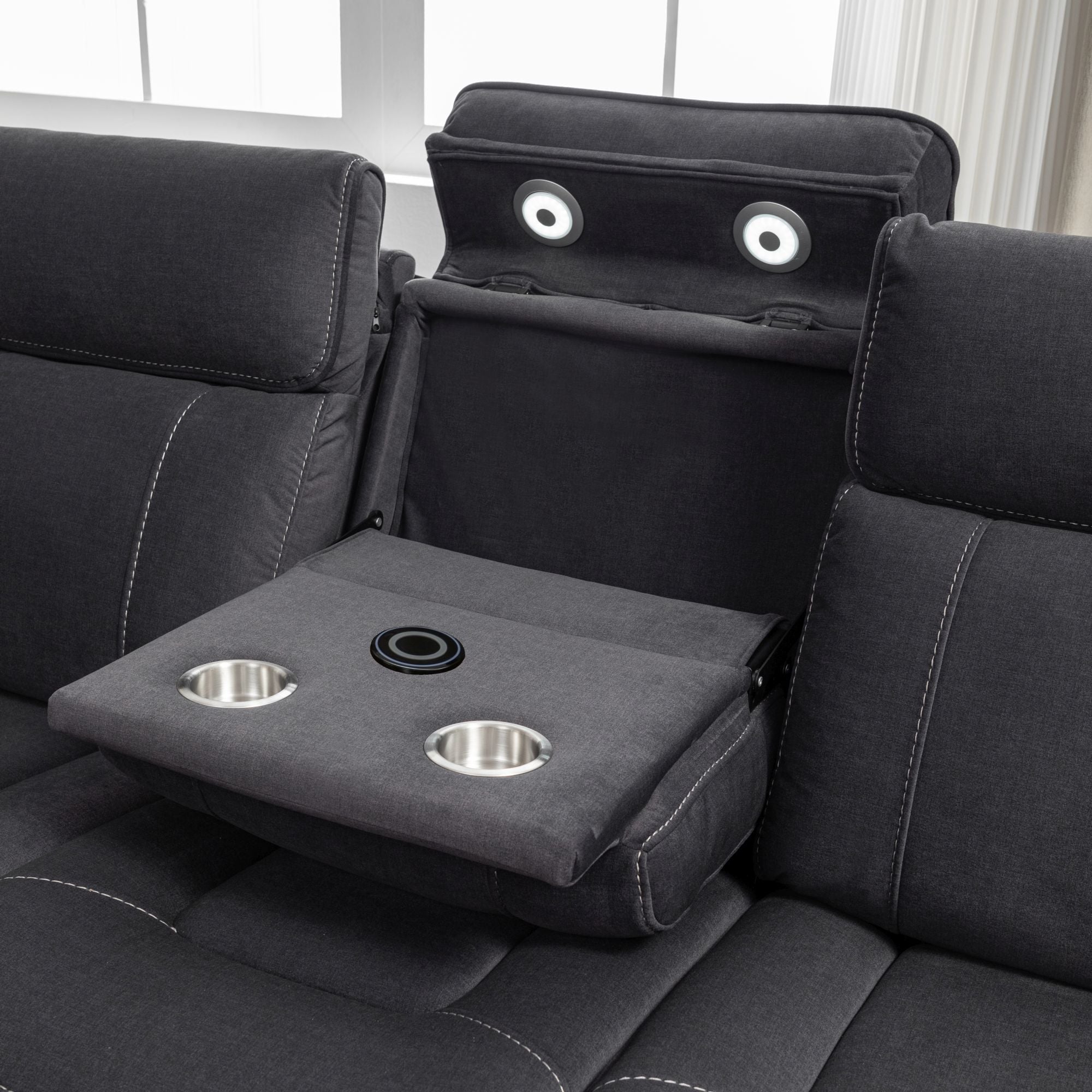 Sable 3-Seater Electric Recliner Sofa 4 Sable 3-Seater Electric Recliner Sofa