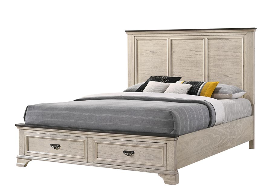 Levin Queen Size Bed Frame With Drawers