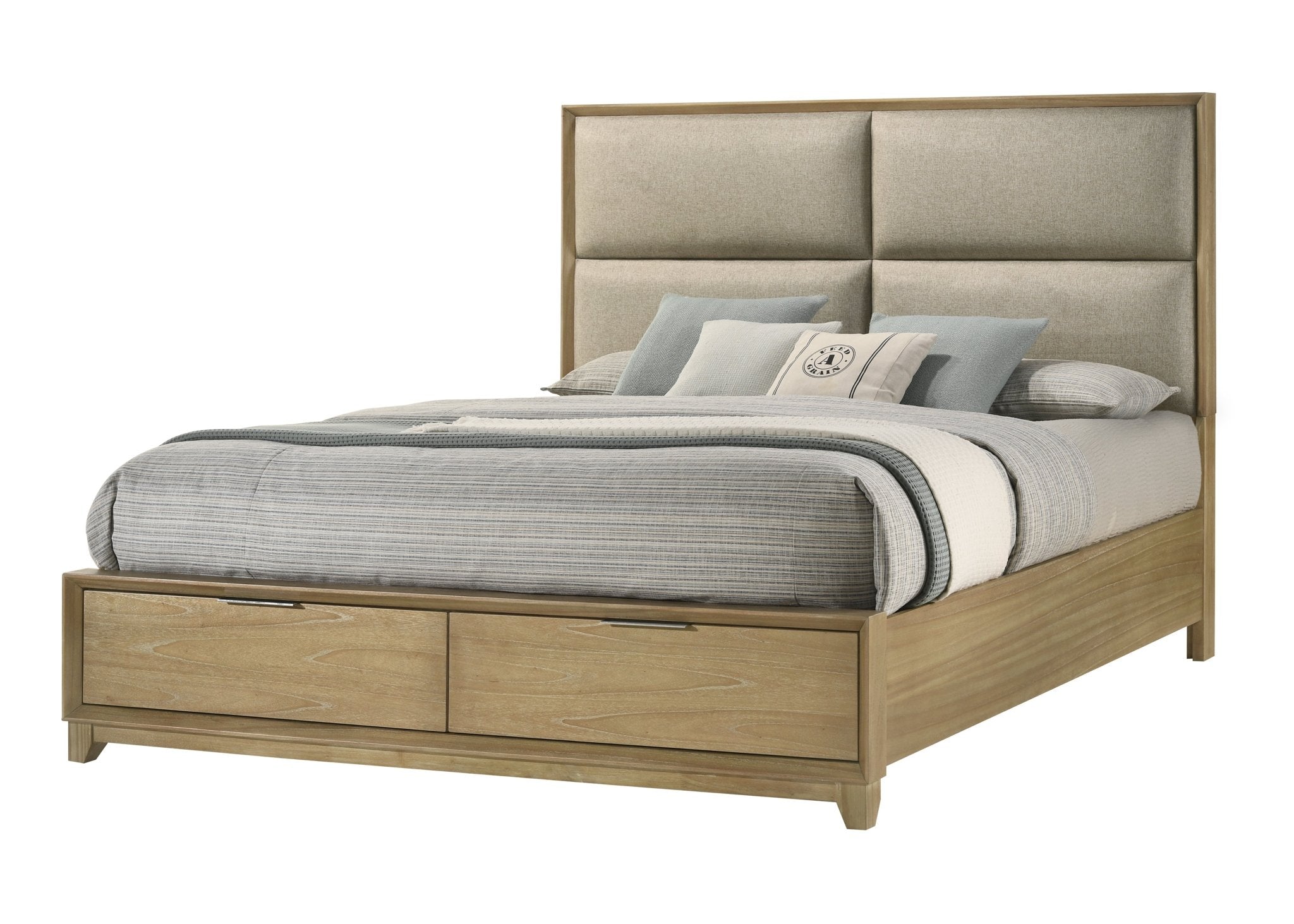 Colmar King Size Bed Frame With Drawers