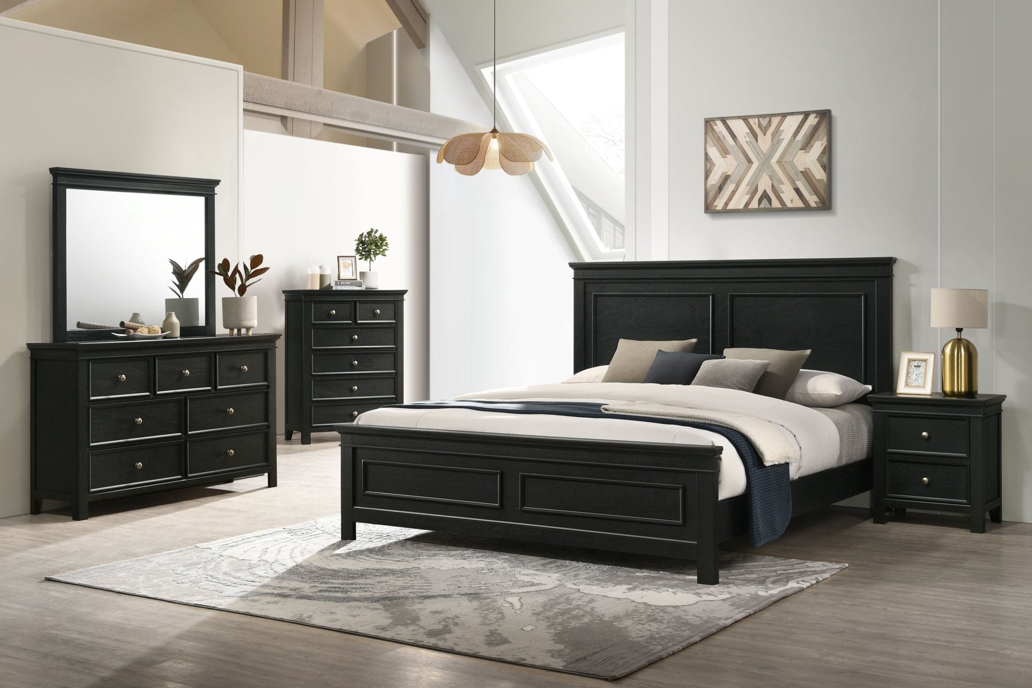 Ciara Queen Bedroom Set - 4 Piece