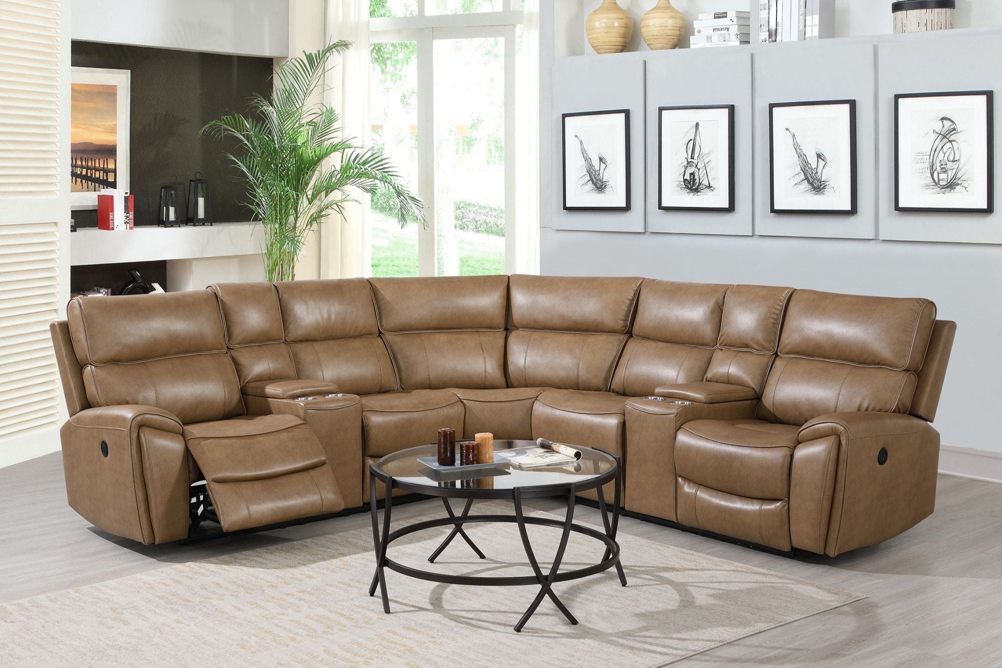 Bristol Sectional Electric Corner Recliner