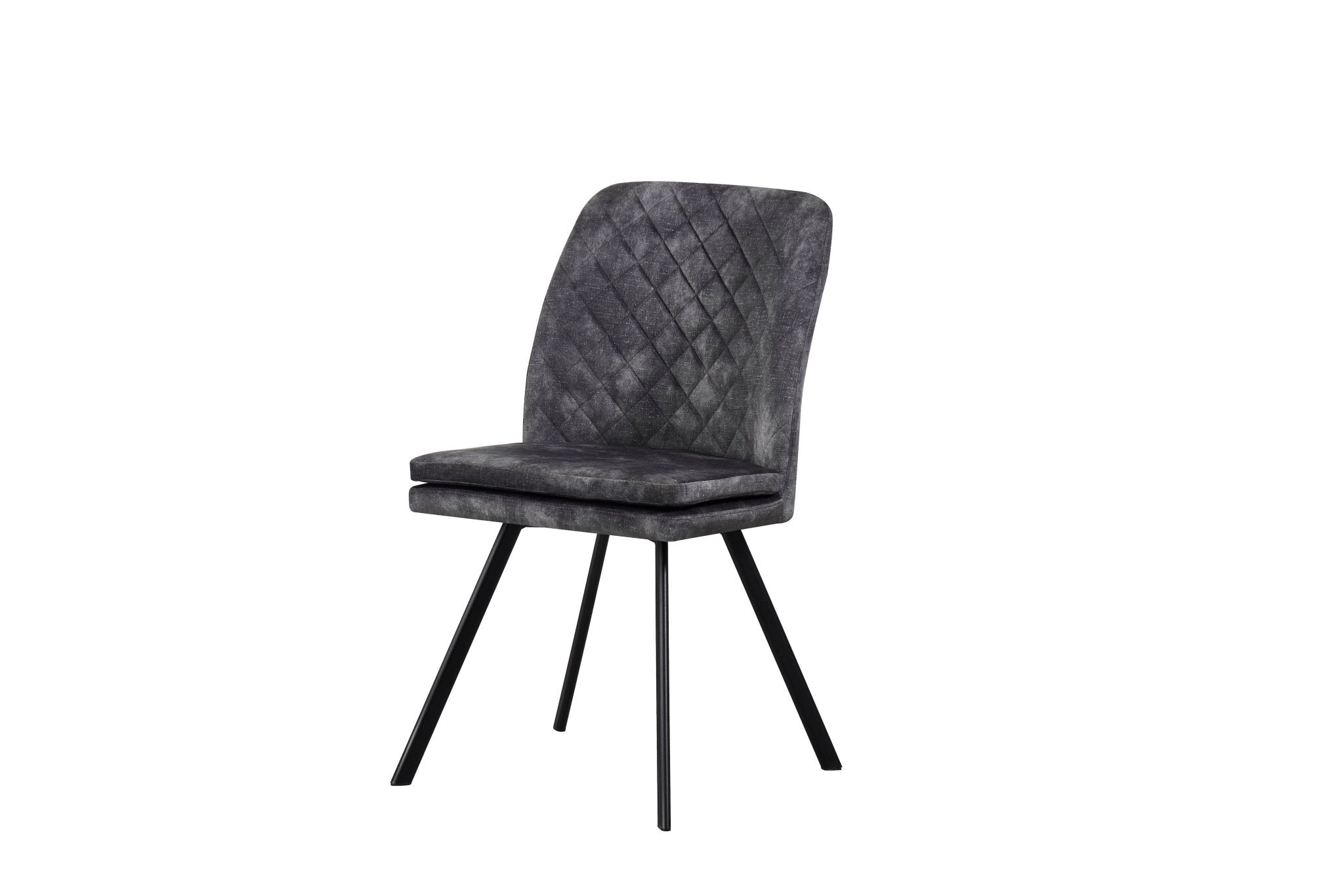 Bonair Dining Chair - Dark Grey Polyester Fabric