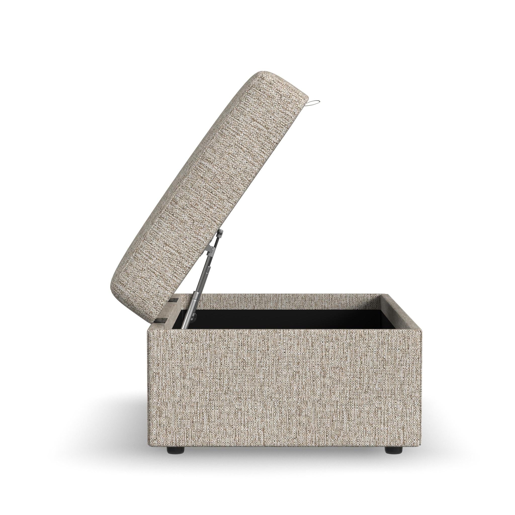Sky Fabric Storage Ottoman 12 Sky Fabric Storage Ottoman
