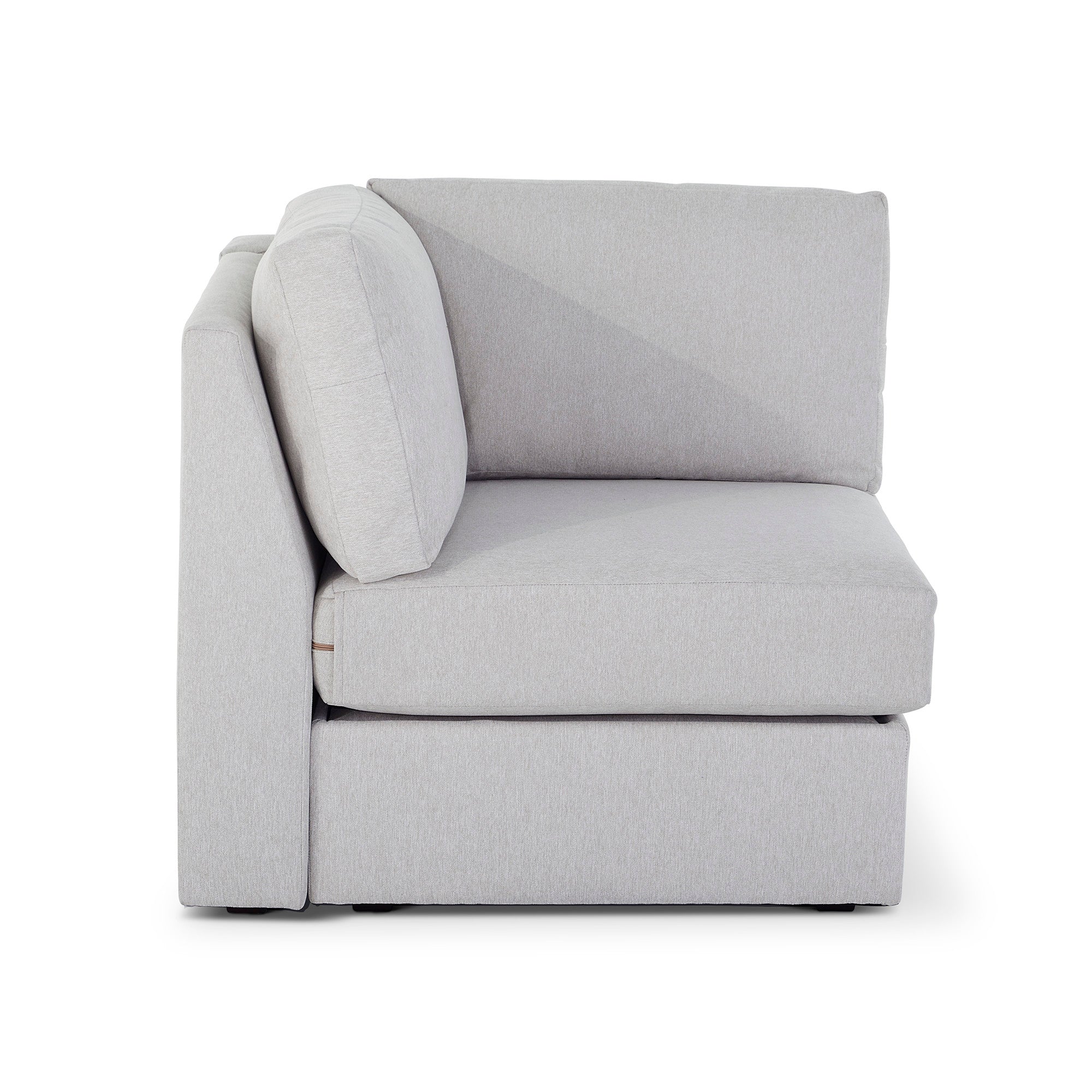 Flex Gray Fabric Corner Chair 11 Flex Gray Fabric Corner Chair