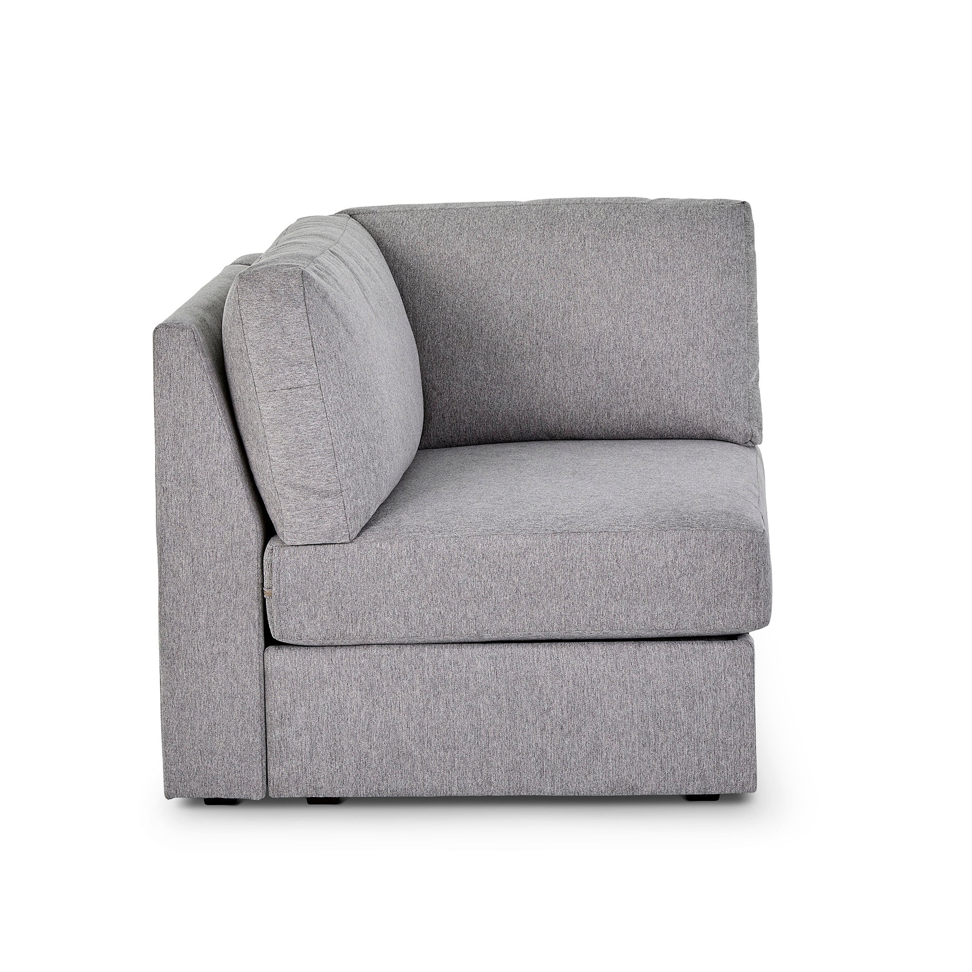 Flex Gray Fabric Corner Chair 5 Flex Gray Fabric Corner Chair