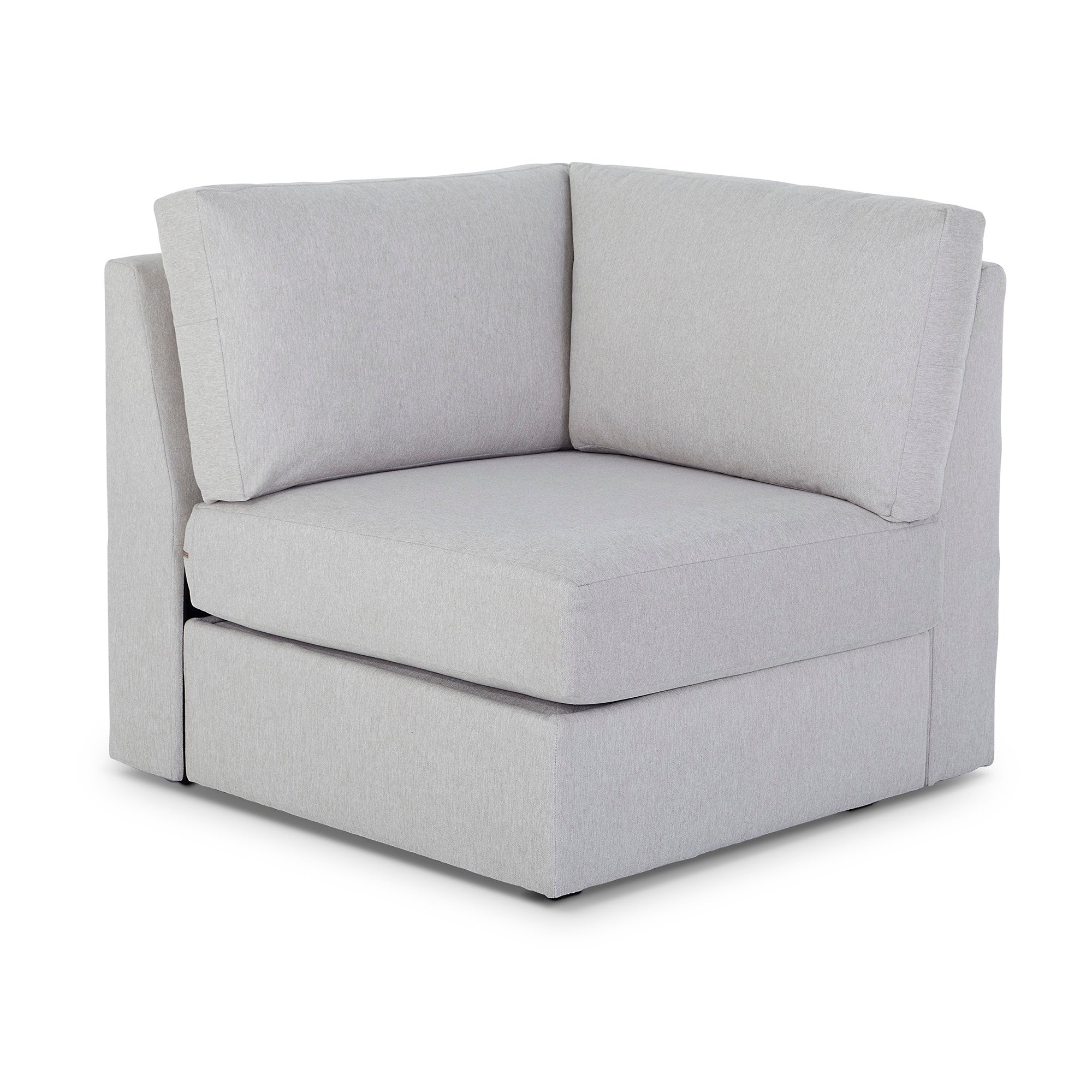Flex Gray Fabric Corner Chair 8 Flex Gray Fabric Corner Chair