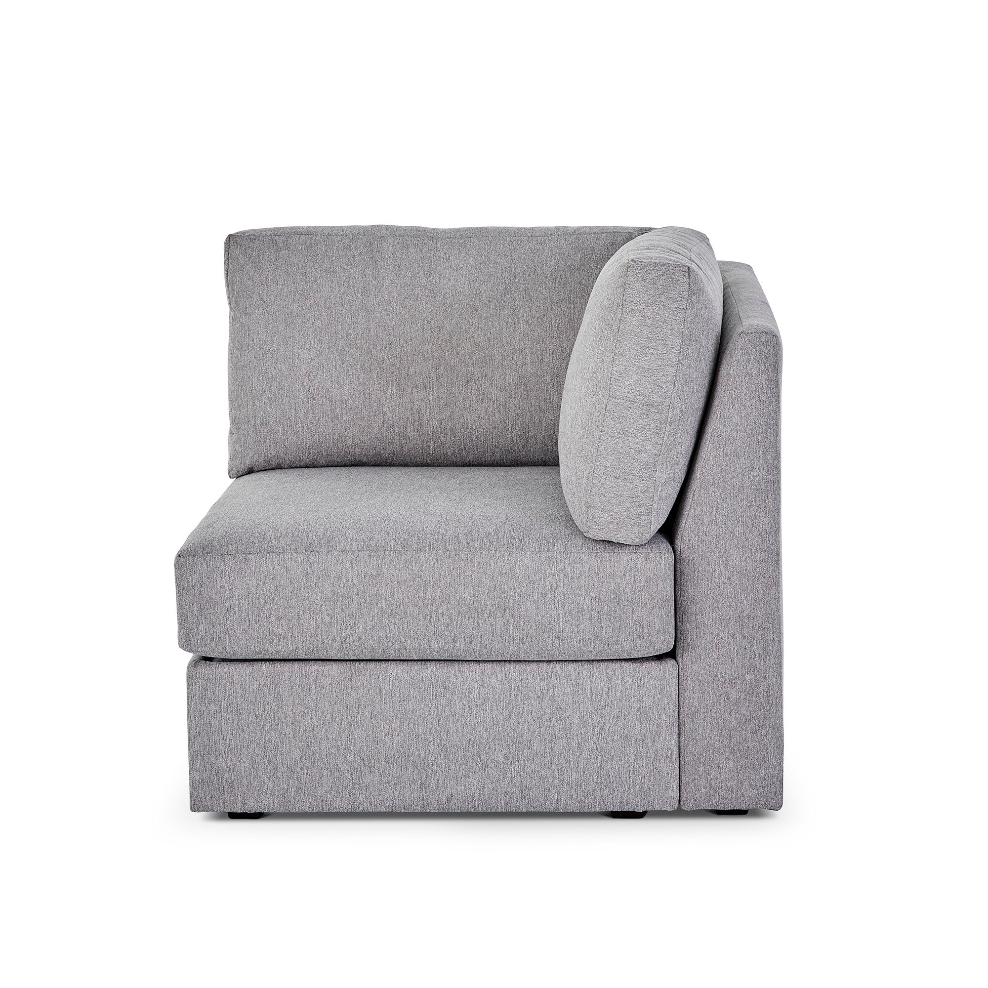 Flex Gray Fabric Corner Chair 9 Flex Gray Fabric Corner Chair