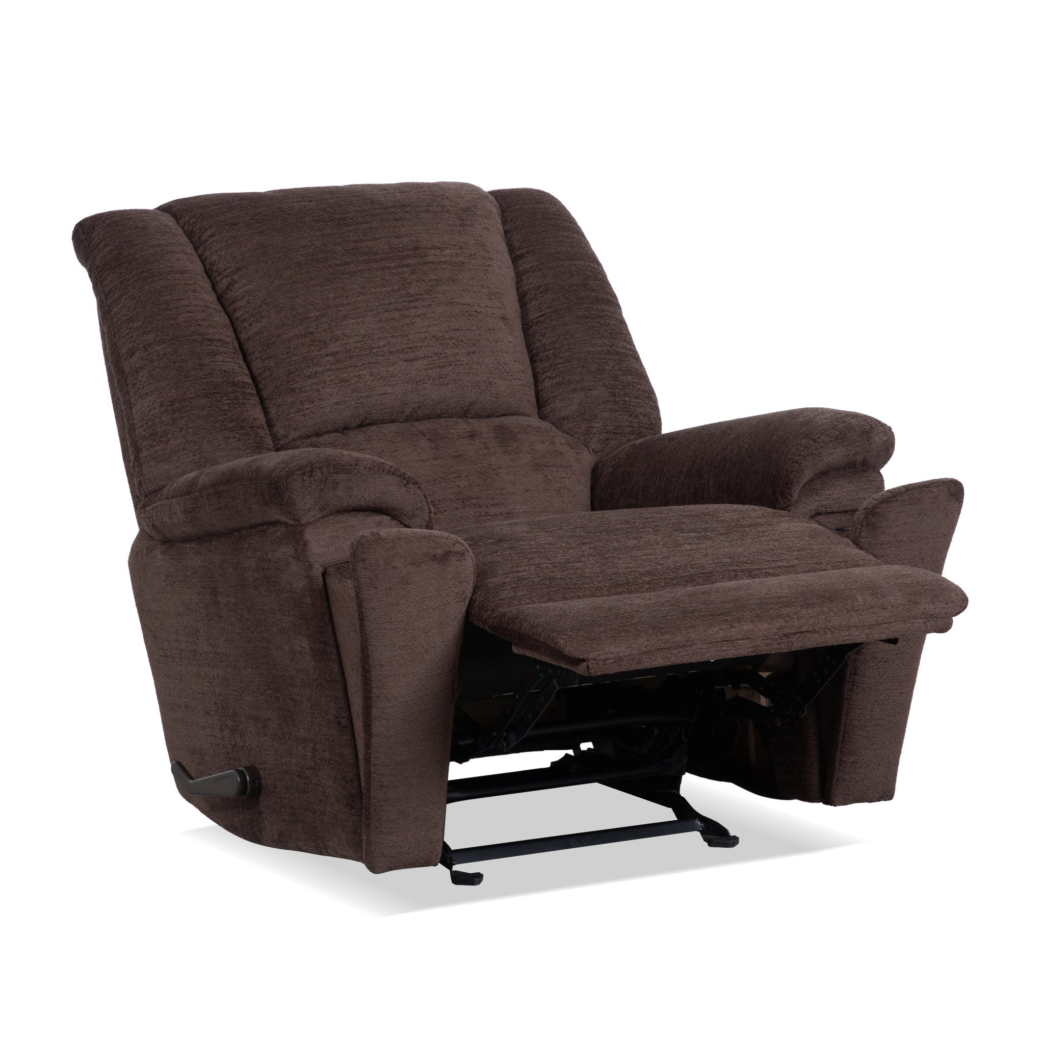 Plush Fabric Gliding Recliner 12 Plush Fabric Gliding Recliner
