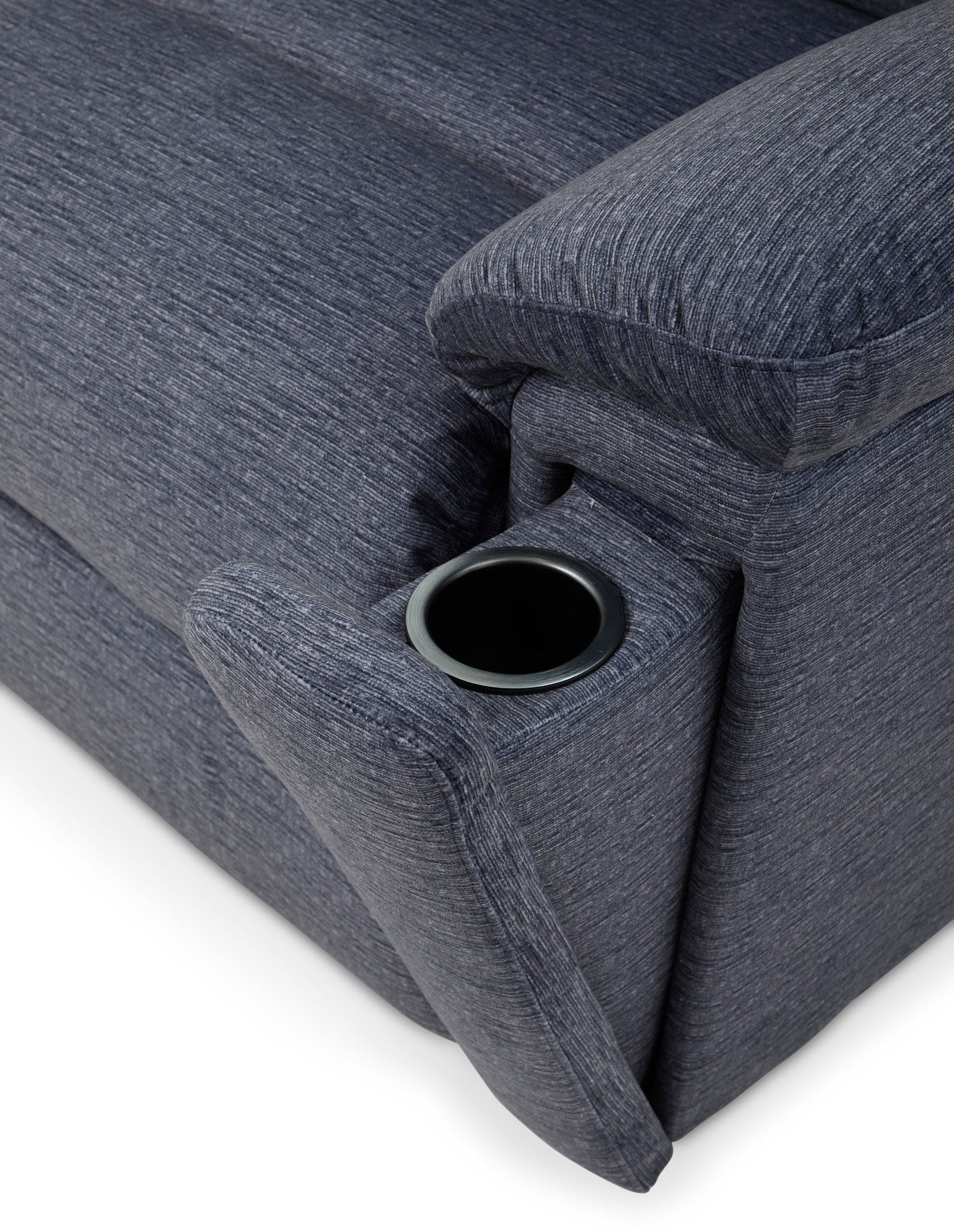 Plush Fabric Gliding Recliner 14 Plush Fabric Gliding Recliner