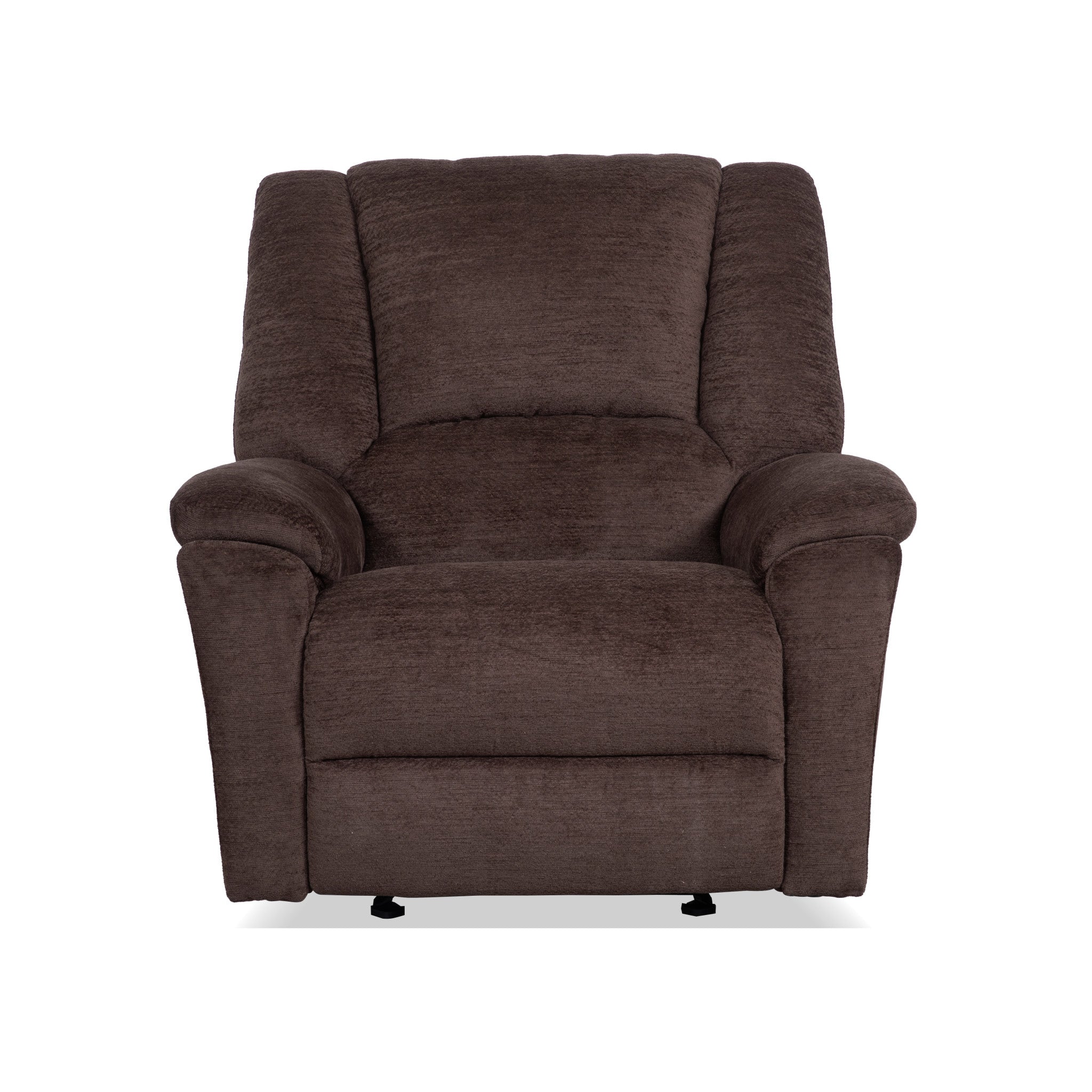 Plush Fabric Gliding Recliner 4 Plush Fabric Gliding Recliner