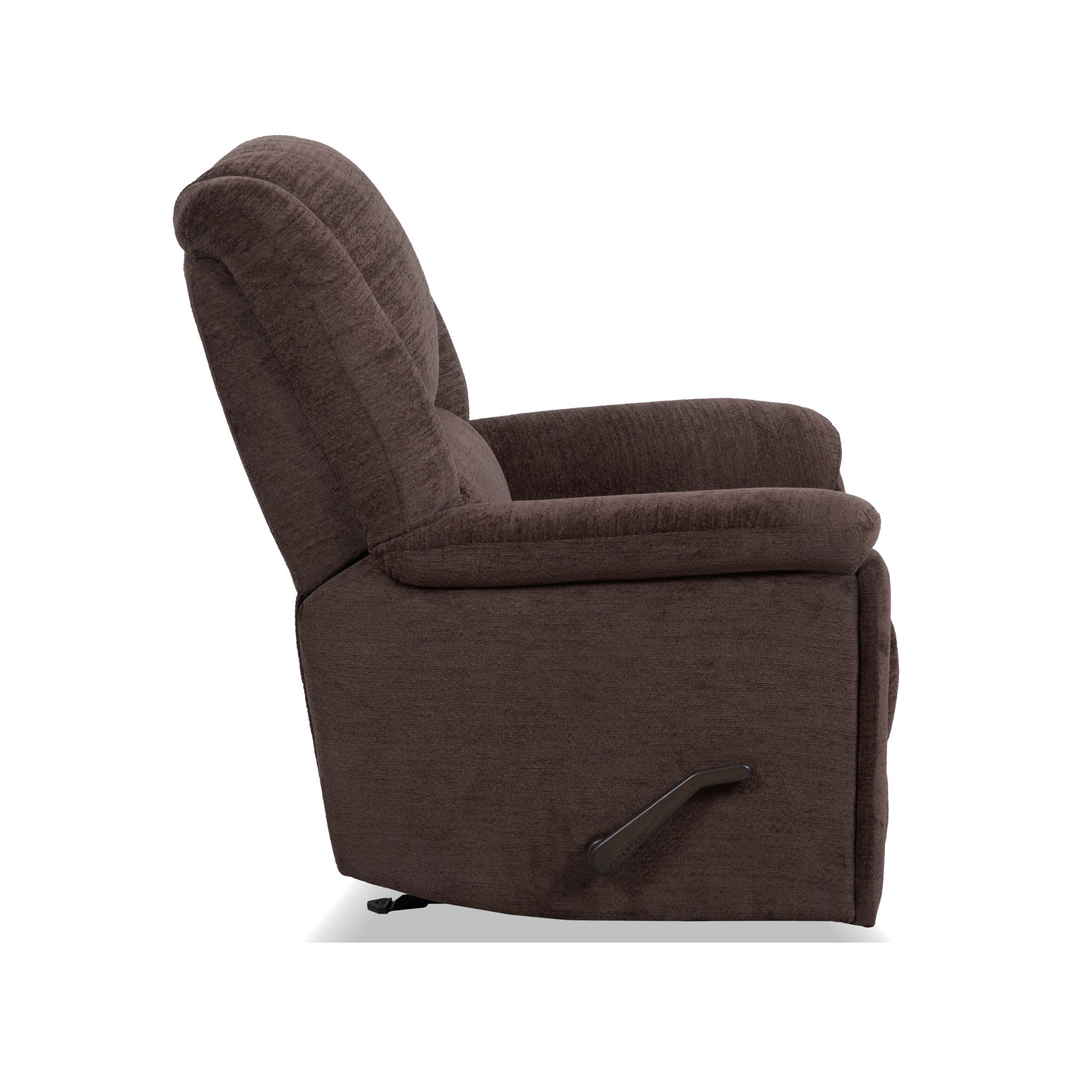 Plush Fabric Gliding Recliner 5 Plush Fabric Gliding Recliner