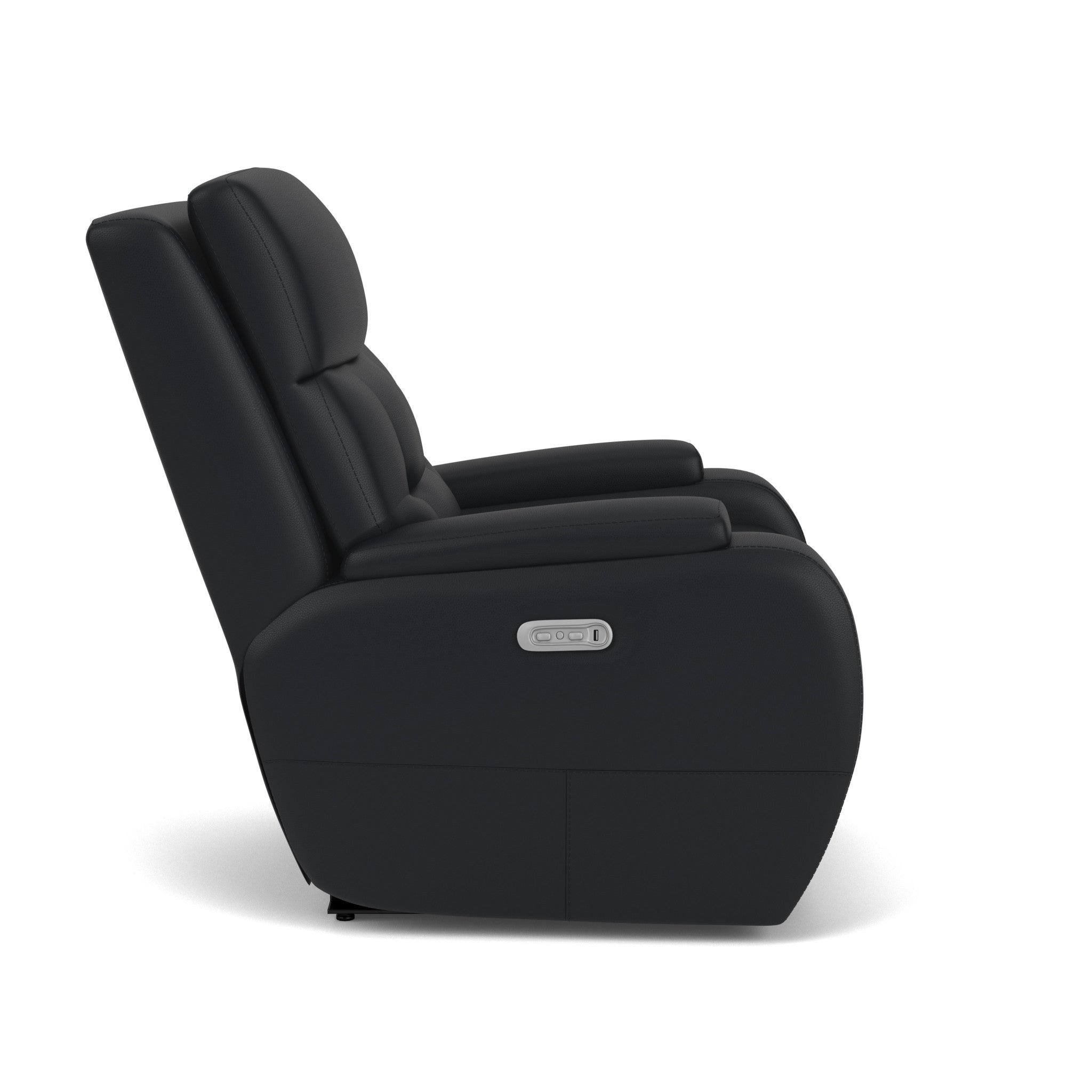 Strait Leather Power Recliner with Power Headrest 11 Strait Leather Power Recliner with Power Headrest