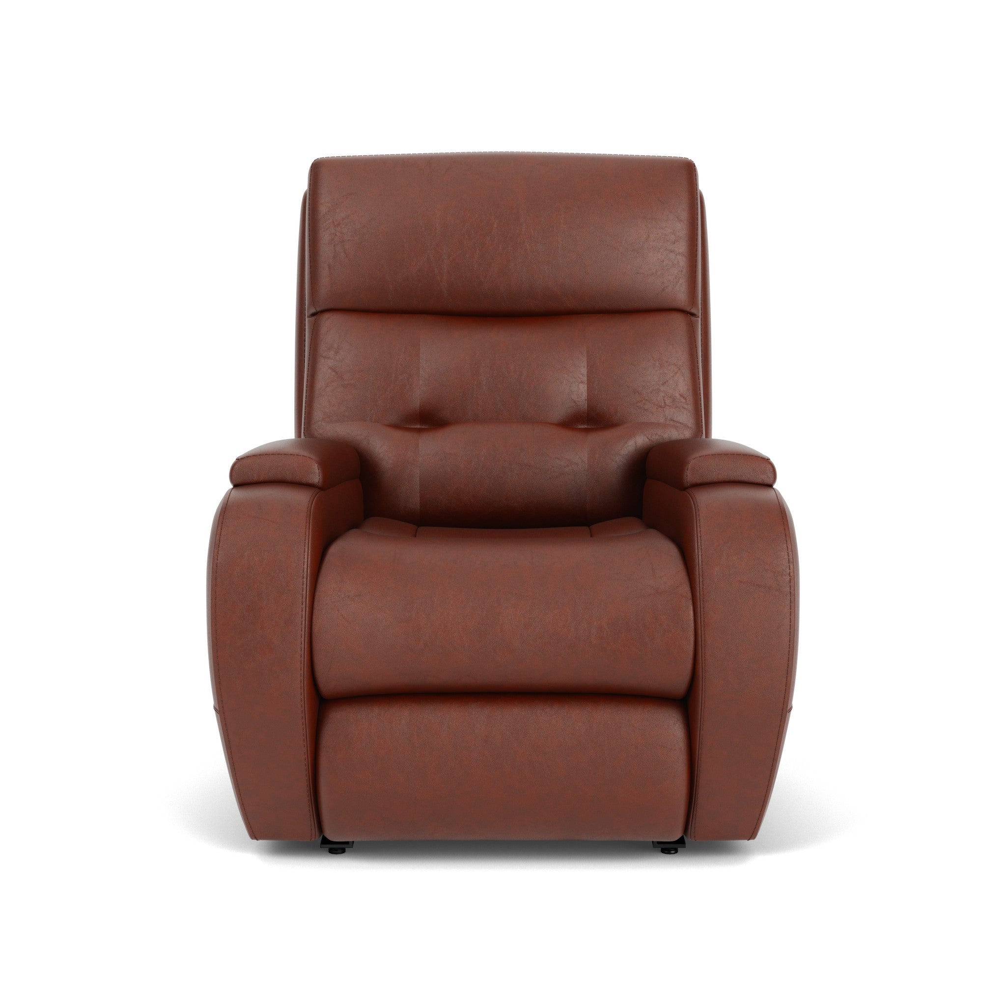 Strait Leather Power Recliner with Power Headrest 8 Strait Leather Power Recliner with Power Headrest