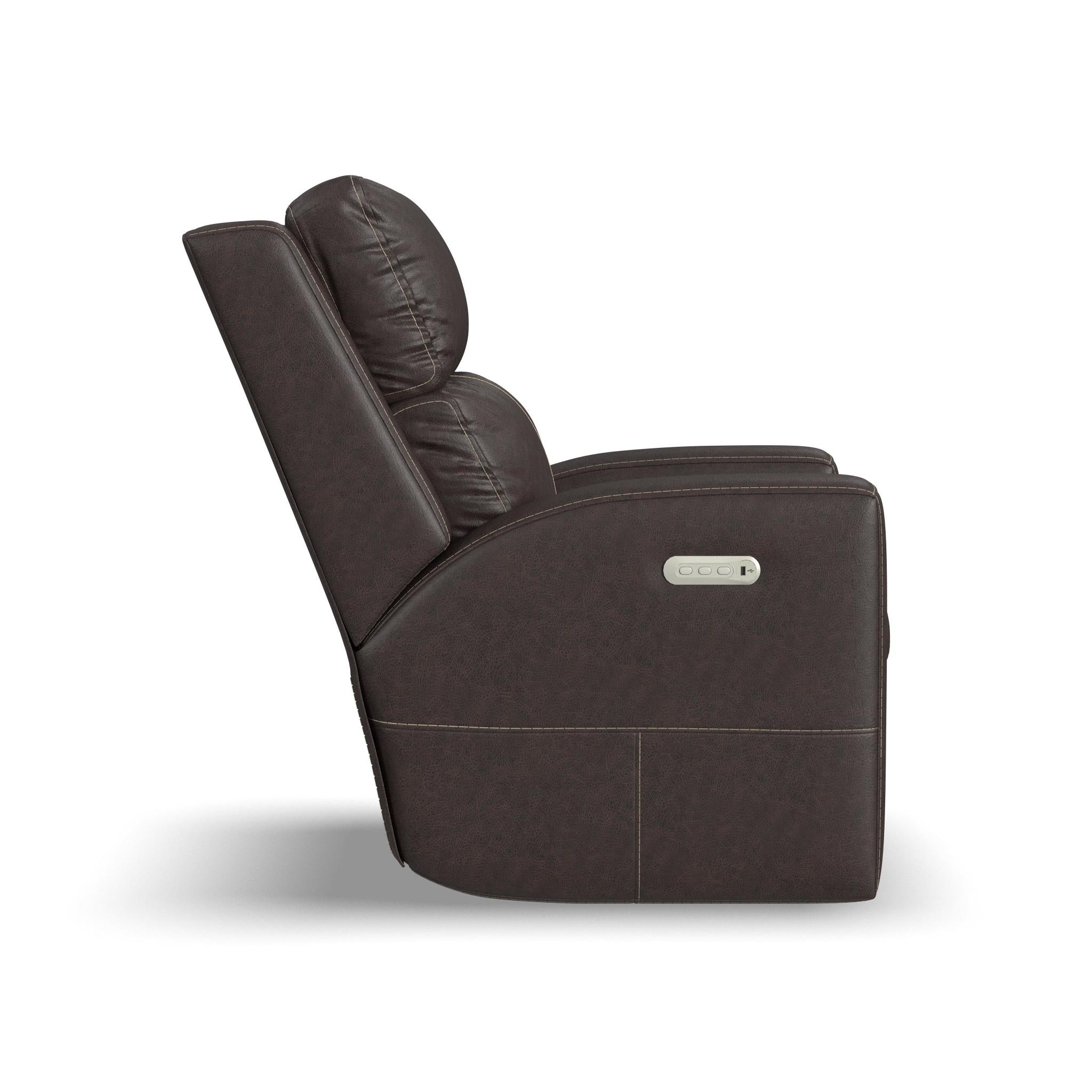 Score Leather Power Recliner with Power Headrest & Lumbar 12 Score Leather Power Recliner with Power Headrest & Lumbar