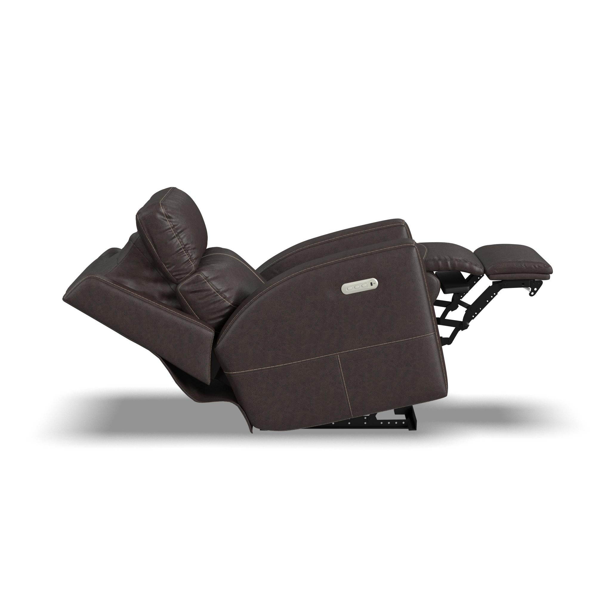 Score Leather Power Recliner with Power Headrest & Lumbar 15 Score Leather Power Recliner with Power Headrest & Lumbar