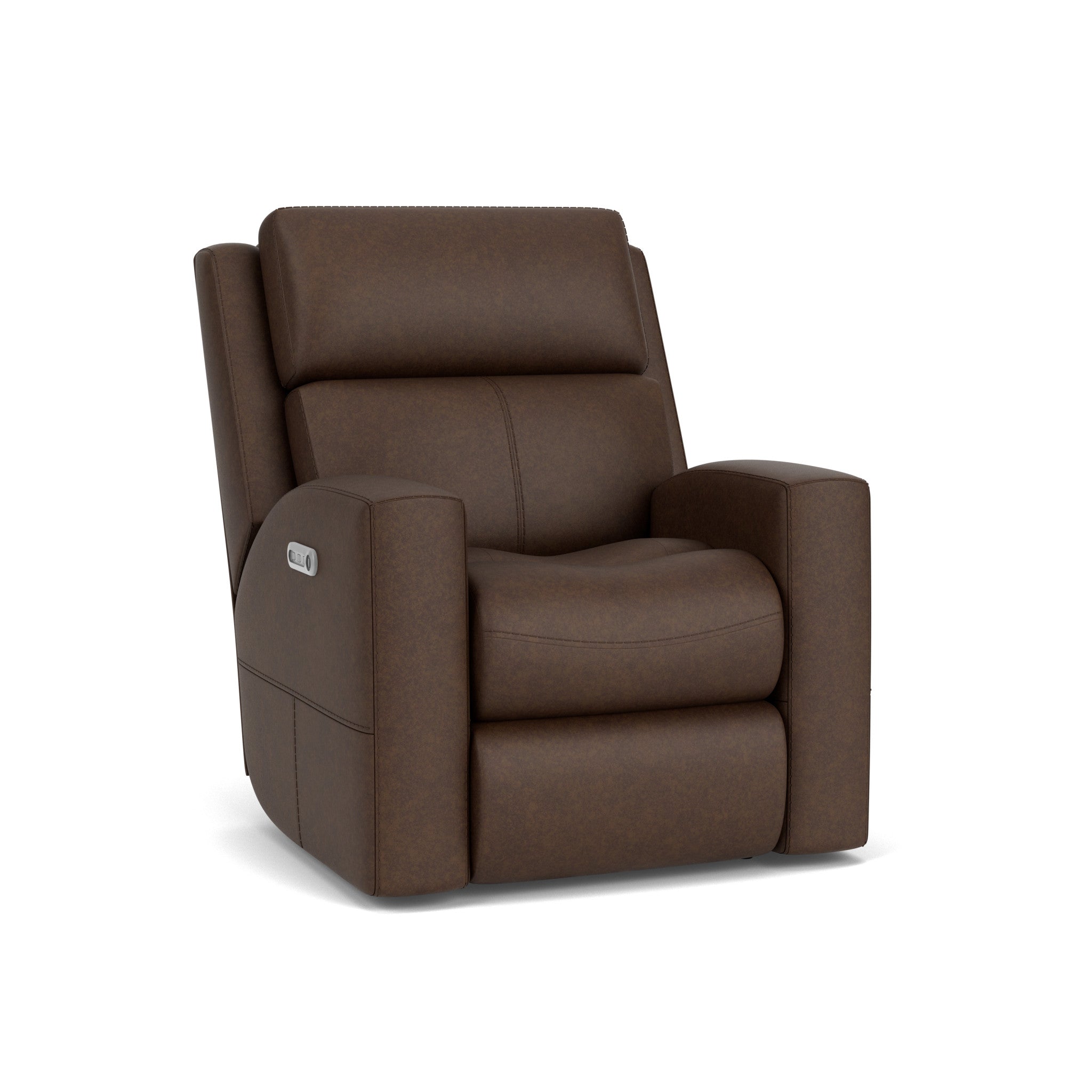 Score Leather Power Recliner with Power Headrest & Lumbar 6 Score Leather Power Recliner with Power Headrest & Lumbar
