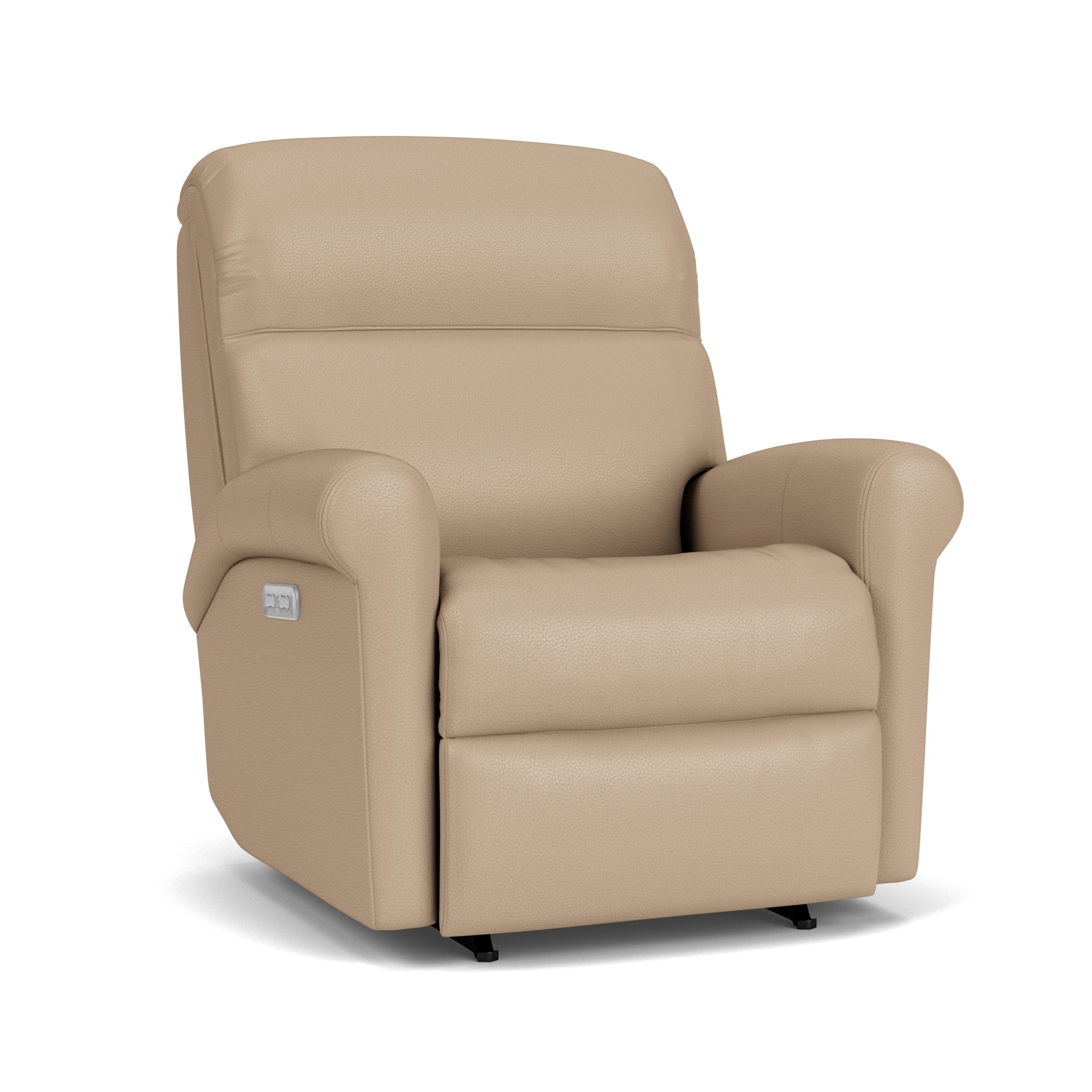 Davis Leather Power Rocking Recliner with Power Headrest 5 Davis Leather Power Rocking Recliner with Power Headrest
