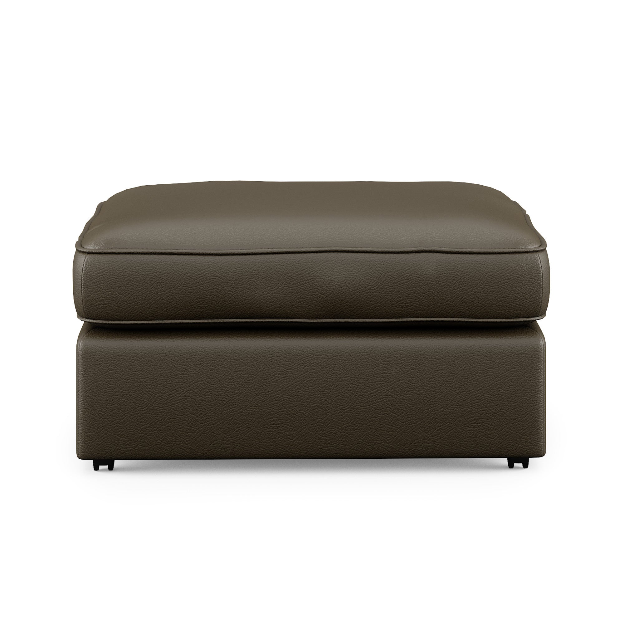 Vail Leather Ottoman 3 Vail Leather Ottoman